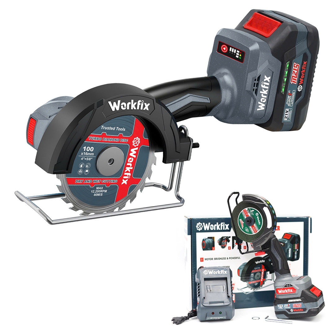 Máy Cắt Mini Workfix WF-AG100MN - Trục M10 - Có Đảo Chiều