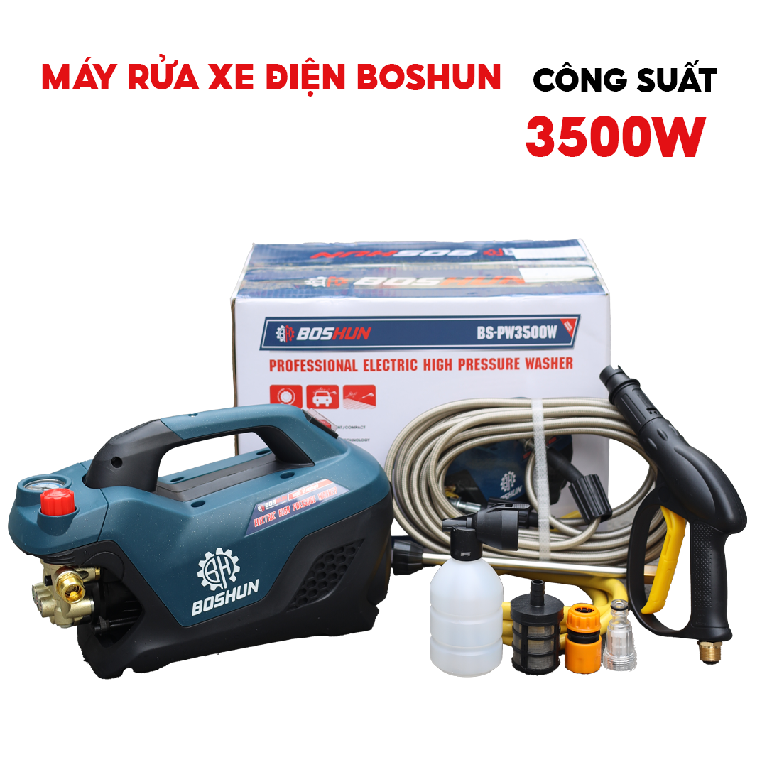 Máy rửa xe áp lực cao BOSHUN BS-PW3500W