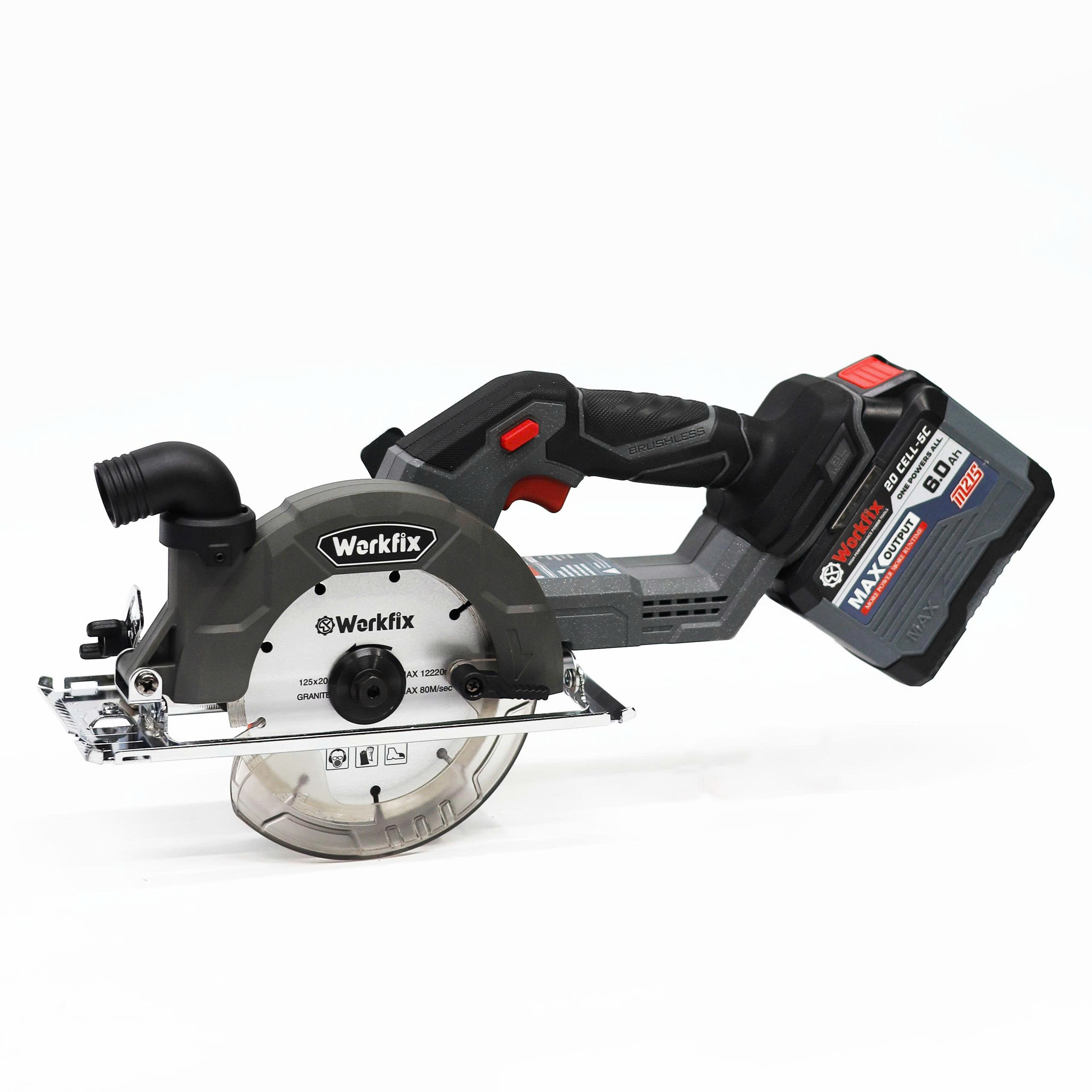 Máy cưa đĩa Workfix WF-CS150PRO - Đường kính đĩa150mm - Tặng 3 lưỡi cắt - Ảnh 8