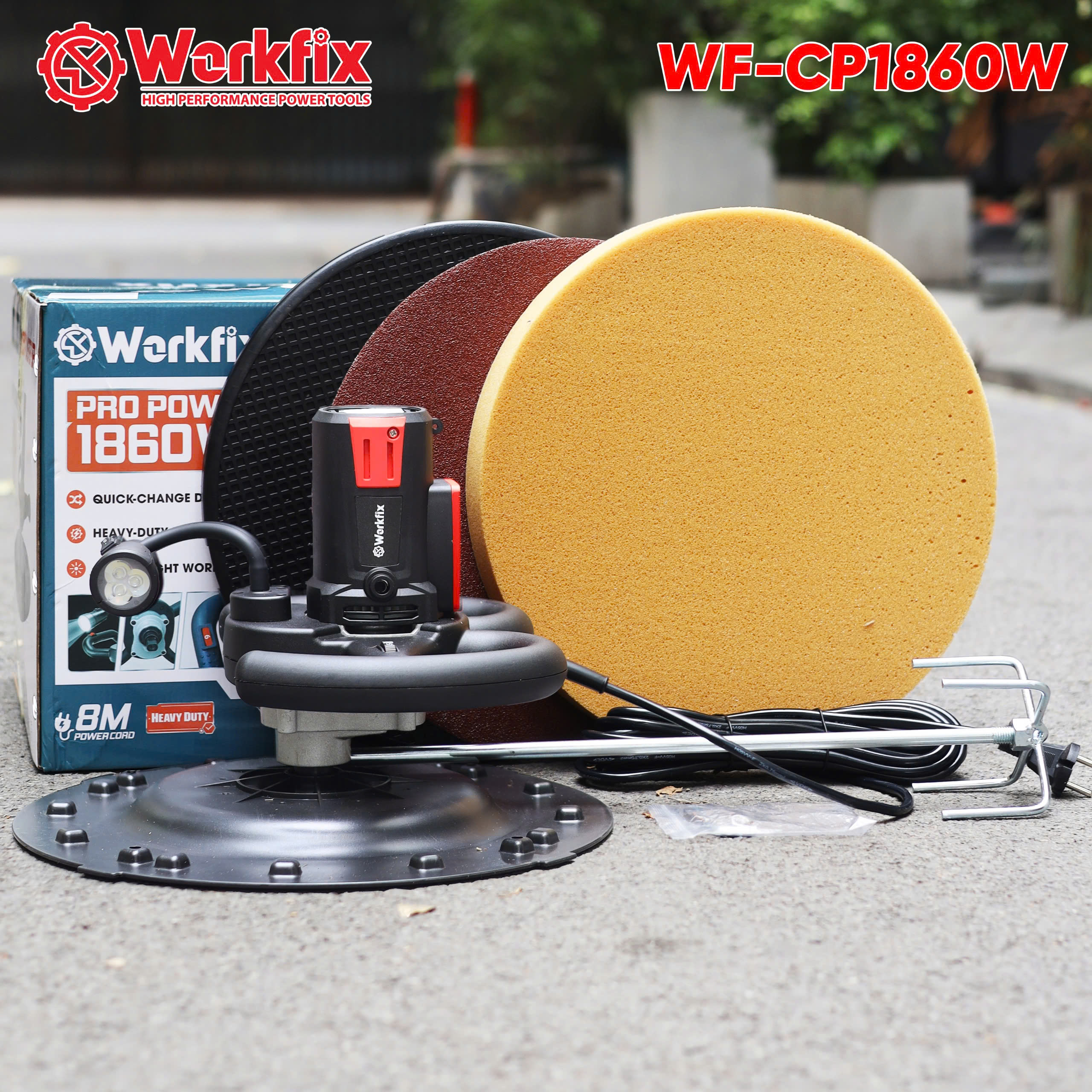 Máy xoa vữa Workfix WF-CP1860W - Tặng mút, chà nhám & đầu khuấy sơn 5 Máy xoa vữa Workfix WF-CP1860W - Tặng mút, chà nhám & đầu khuấy sơn - Ảnh 5
