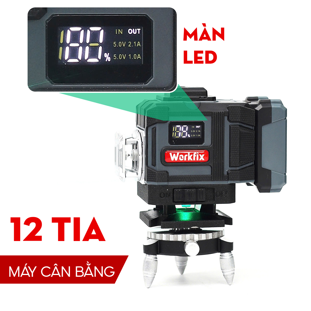 Máy cân bằng laser 12 tia Workfix WF-LS12L