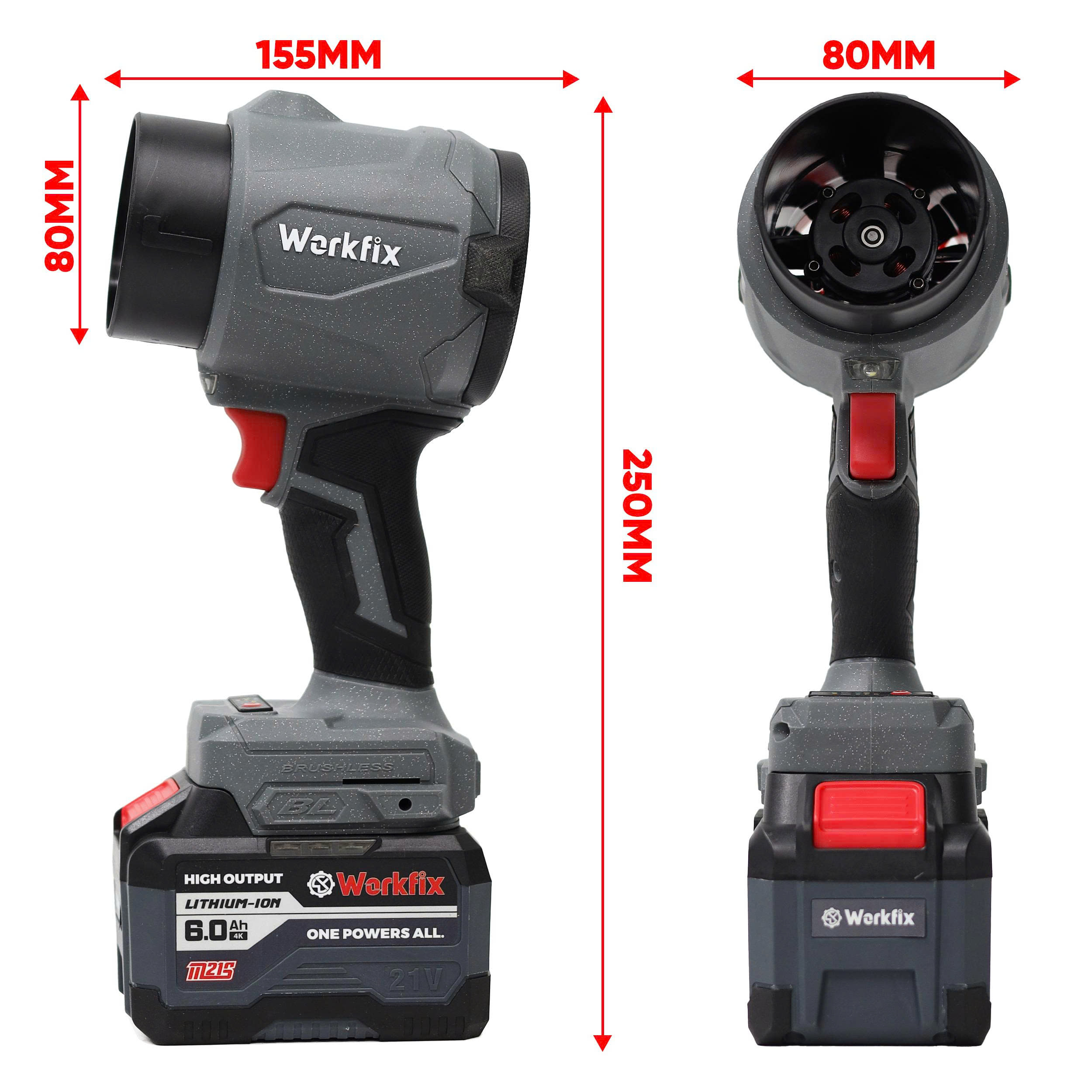 Máy thổi phản lực vừa thổi vừa hút Workfix WF-PL1000G - Ảnh 14