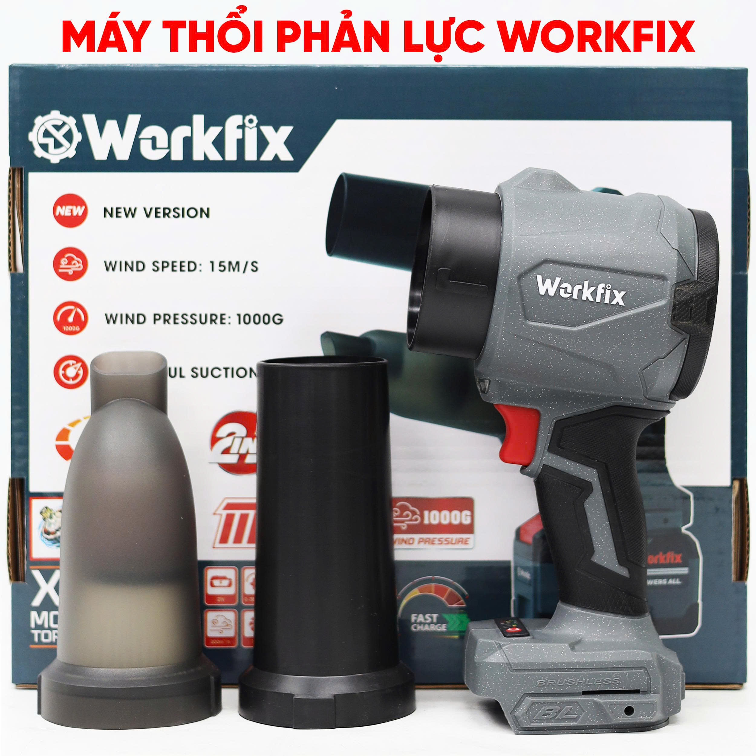 Máy thổi phản lực vừa thổi vừa hút Workfix WF-PL1000G - Ảnh 15
