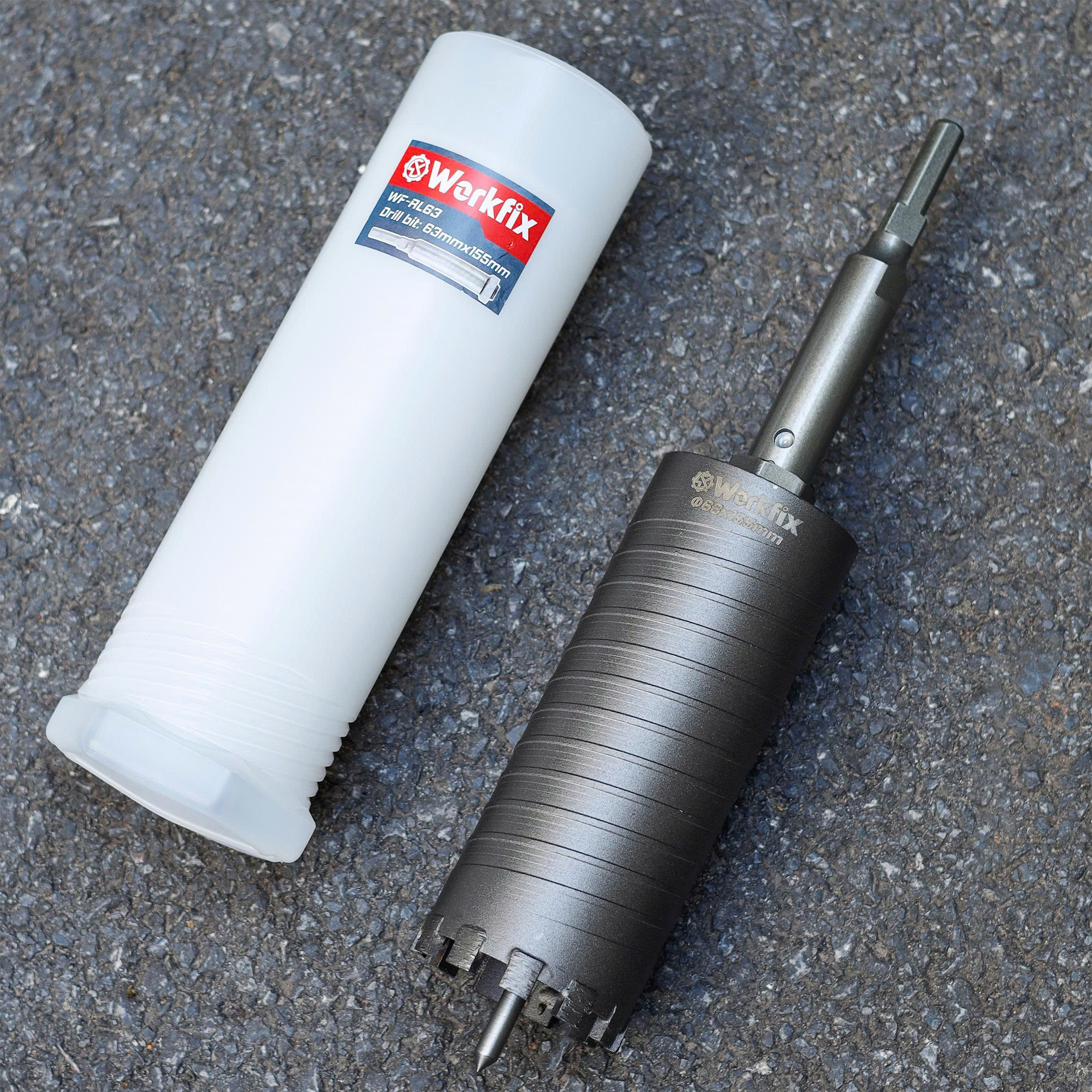Mũi rút lõi điều hòa Workfix WF-RL63M - Phi 63 14 Thông số kỹ thuật mũi khoan rút lõi WORKFIX WF-RL63M