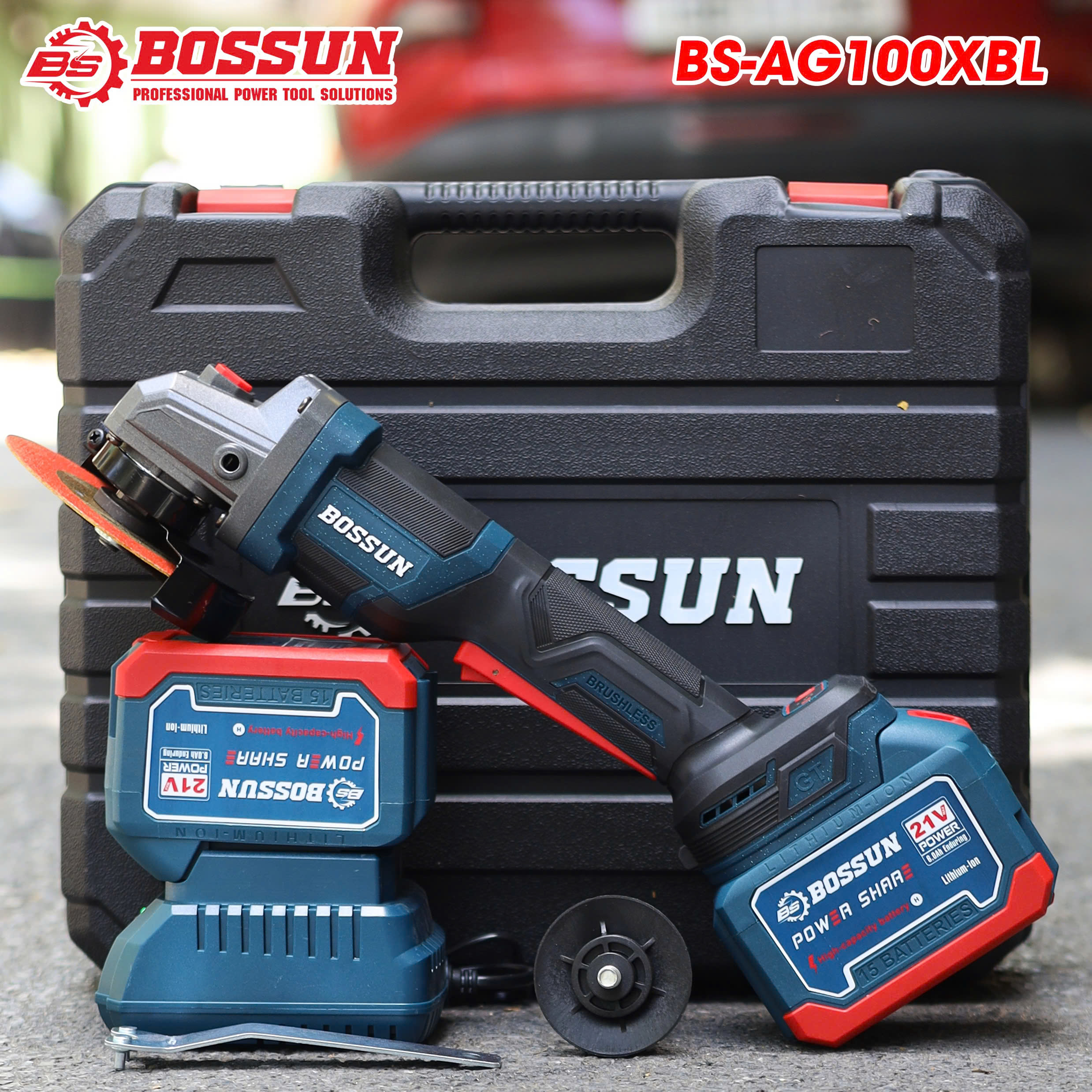 Chống sốc đá - Không chổi than - Máy mài góc Bossun BS-AG100XBL 9 Chống sốc đá - Không chổi than - Máy mài góc Bossun BS-AG100XBL - Ảnh 9