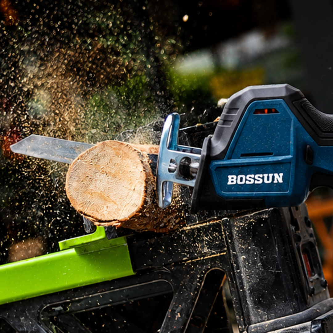 Cắt gỗ bằng máy cưa kiếm BOSSUN BS-CK25BL