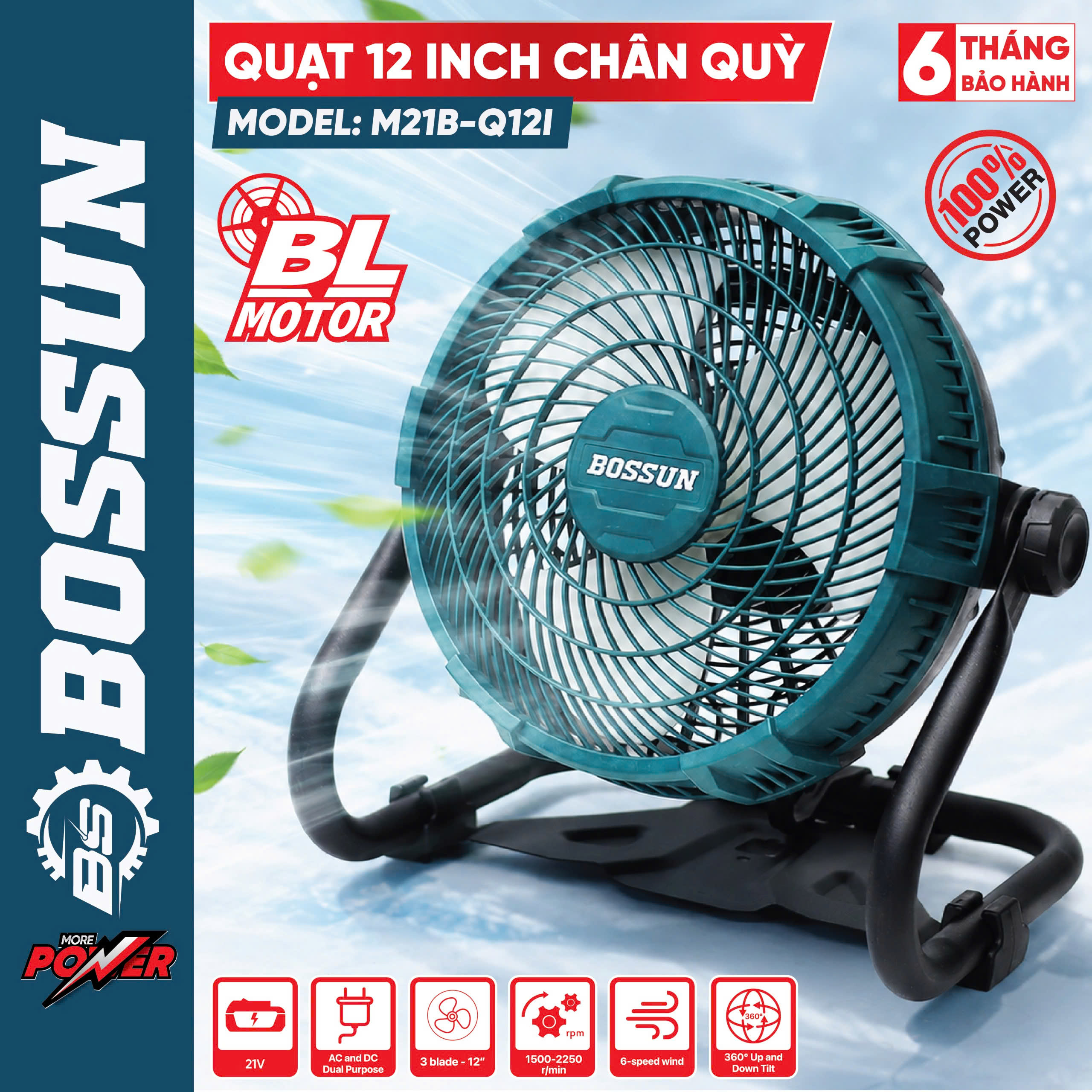 Quạt tích điện vừa dùng pin