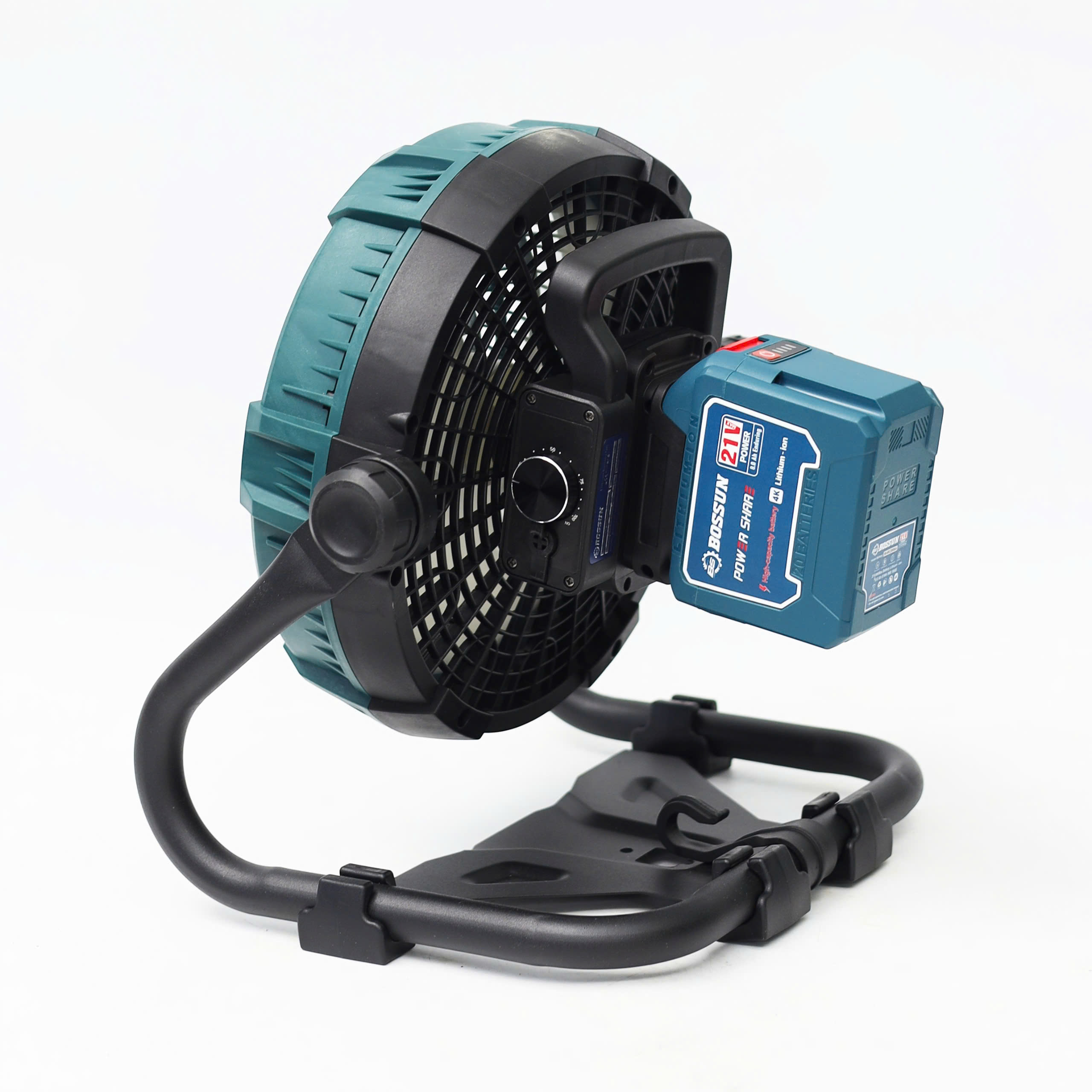 Quạt chân quỳ Bossun M21B-Q12I sử dụng pin M21