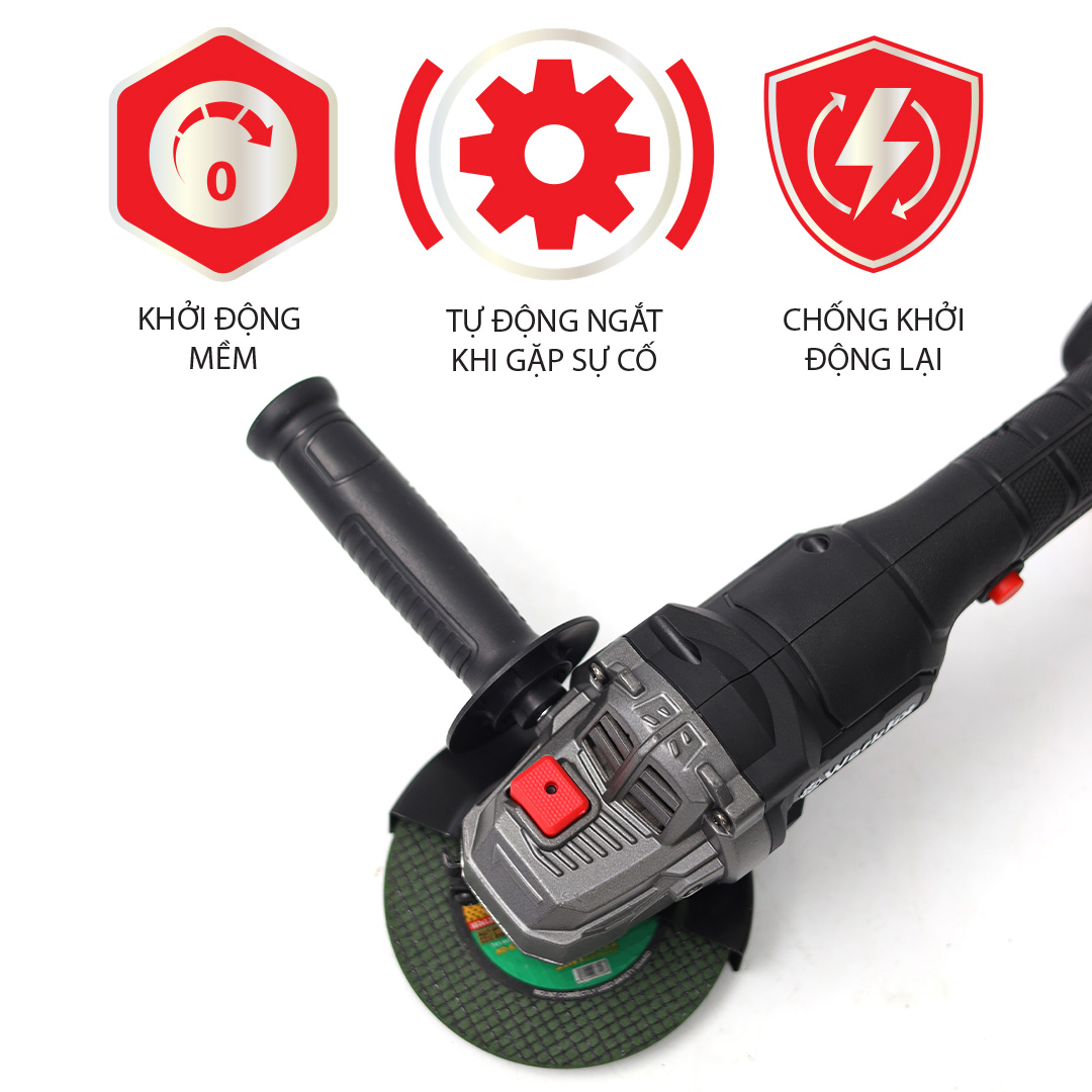 Thân máy mài góc Workfix WF-AG7900CP - 3 tốc độ - Chống sốc đá - 7900 vòng/phút 4 Thân máy mài góc Workfix WF-AG7900CP - 3 tốc độ - Chống sốc đá - 7900 vòng/phút - Ảnh 4