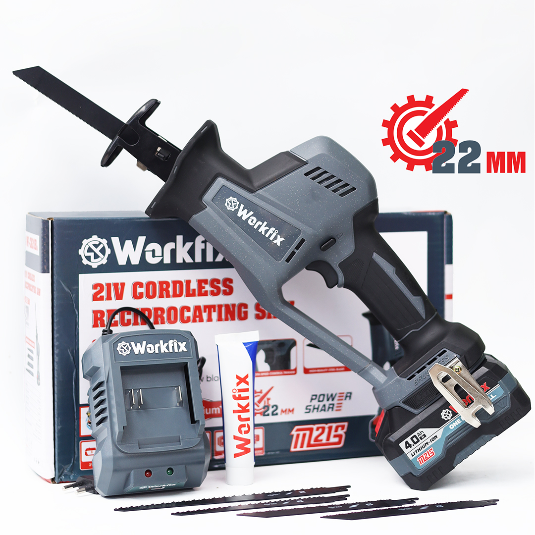 Máy cưa kiếm Workfix WF-RS20BL- Nhịp cắt 15mm