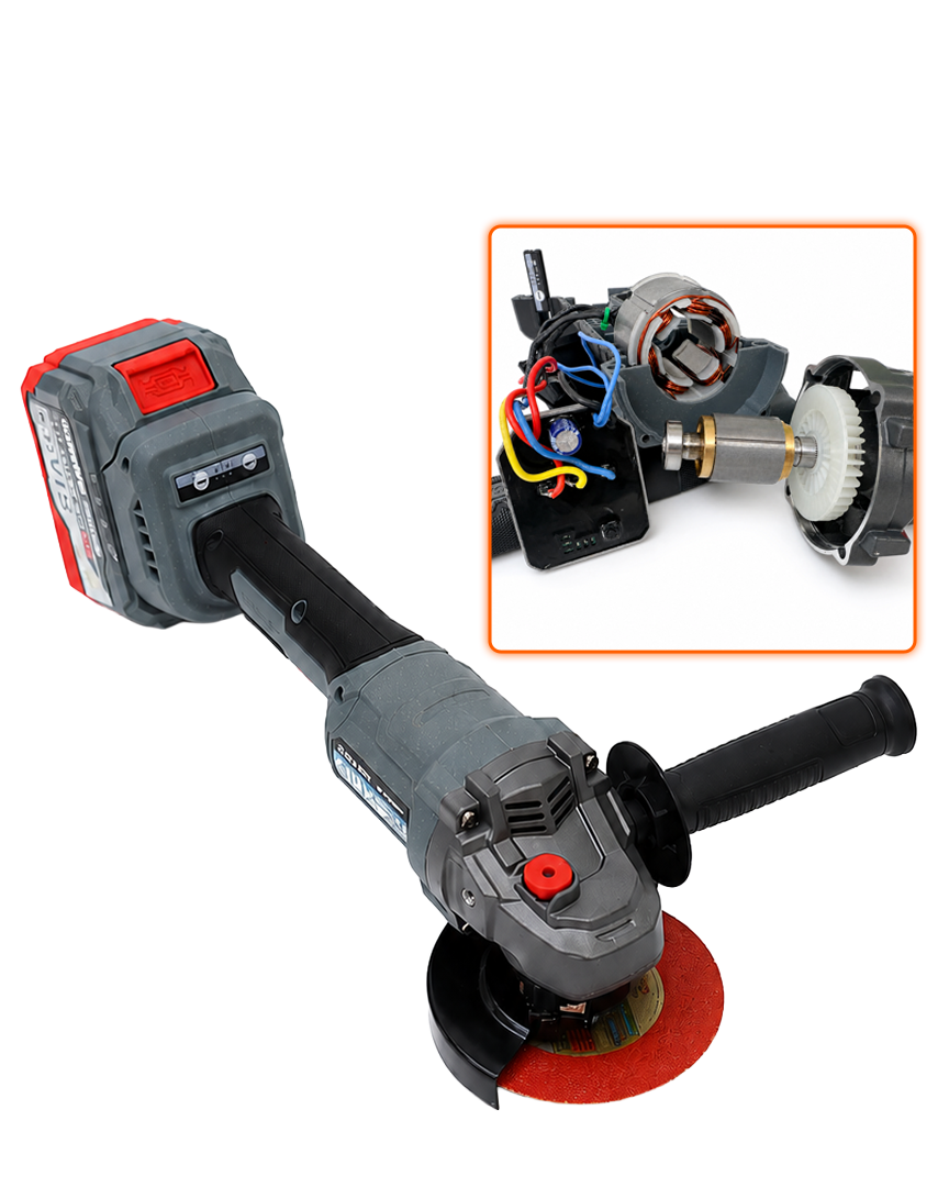 Máy mài góc pin 3 tốc độ Workfix WF-AG100BV - Không chổi than - Chống khởi động lại 36 Hệ thống tản nhiệt Workfix WF-AG100BV