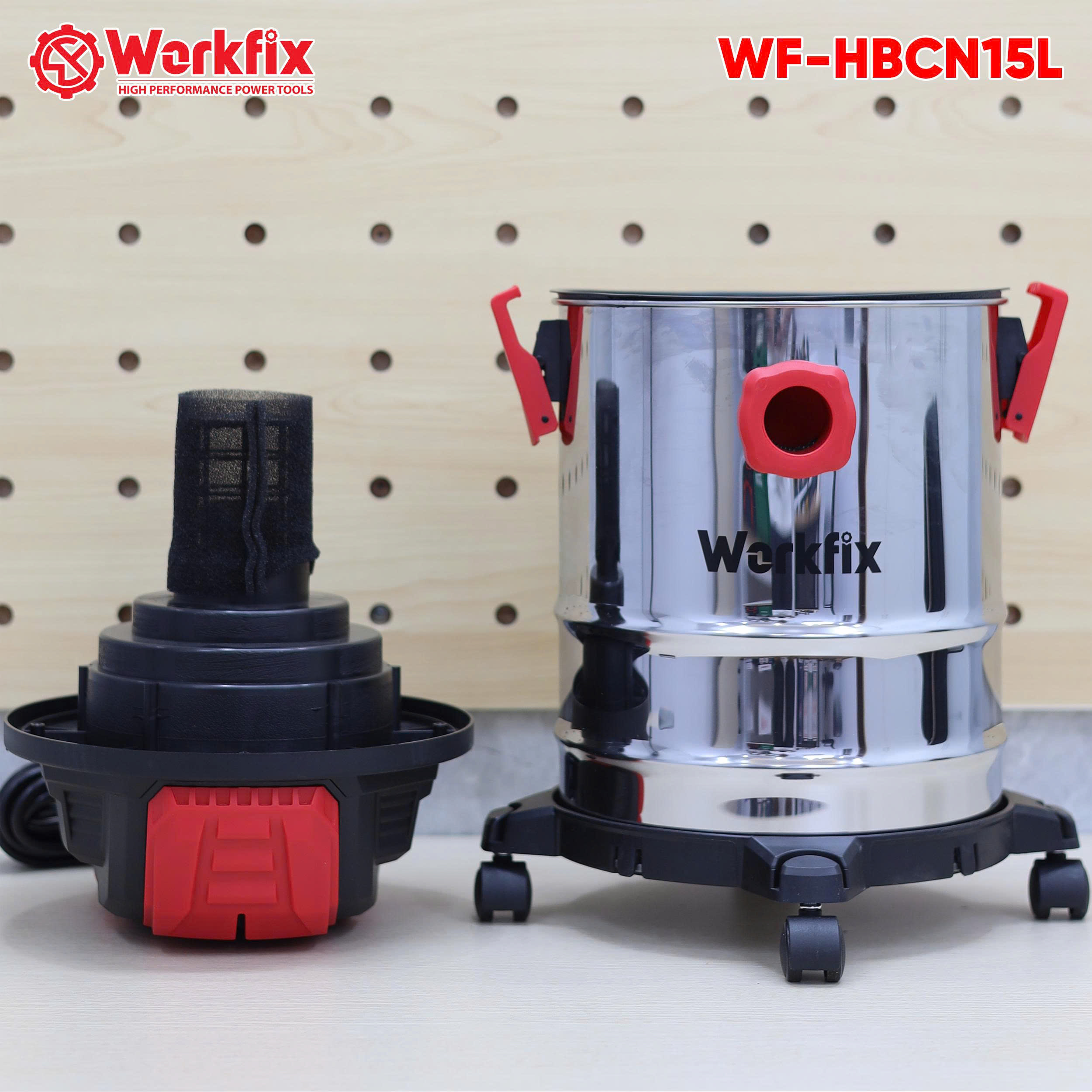 Máy hút bụi Workfix WF-HBCN15L - Công suất: 1500W - Dung tích 15L 4 Máy hút bụi Workfix WF-HBCN15L - Công suất: 1500W - Dung tích 15L - Ảnh 4