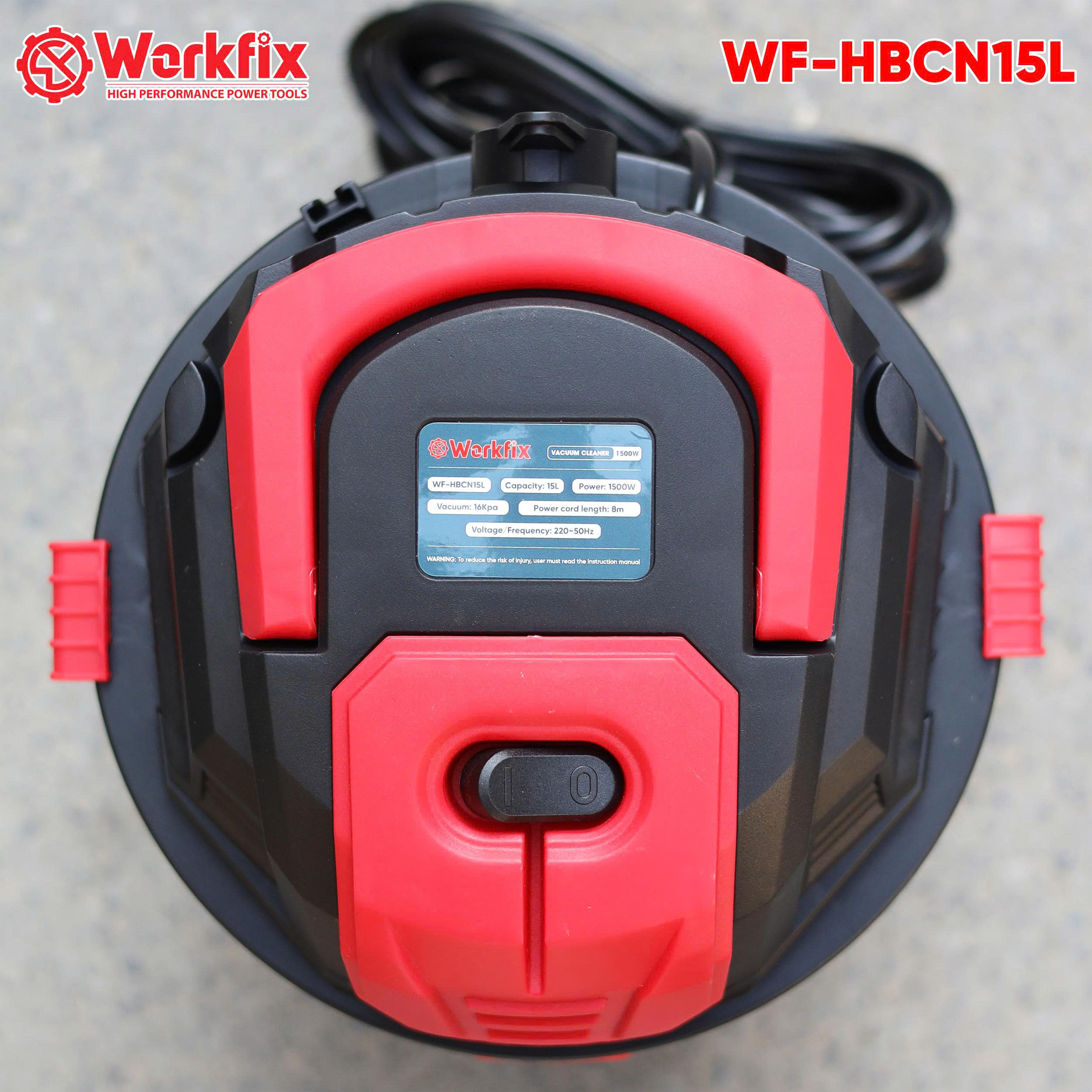 Máy hút bụi Workfix WF-HBCN15L - Công suất: 1500W - Dung tích 15L 6 Máy hút bụi Workfix WF-HBCN15L - Công suất: 1500W - Dung tích 15L - Ảnh 6