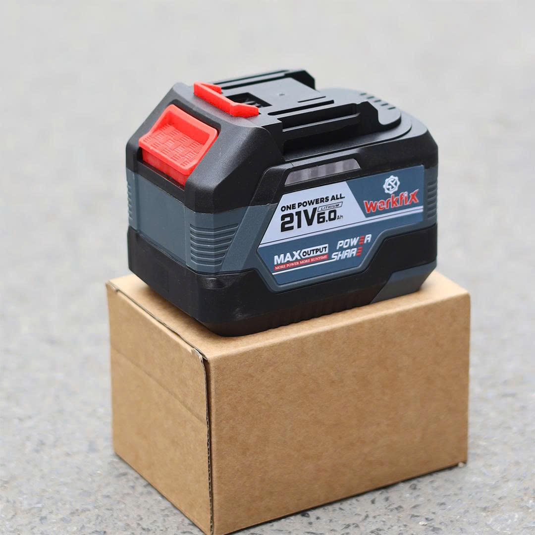 Combo pin 15 cell - Dòng xả 10C + sạc nhanh 2A Workfix WF-BK6000PLUS 7 Combo pin 15 cell - Dòng xả 10C + sạc nhanh 2A Workfix WF-BK6000PLUS - Ảnh 7
