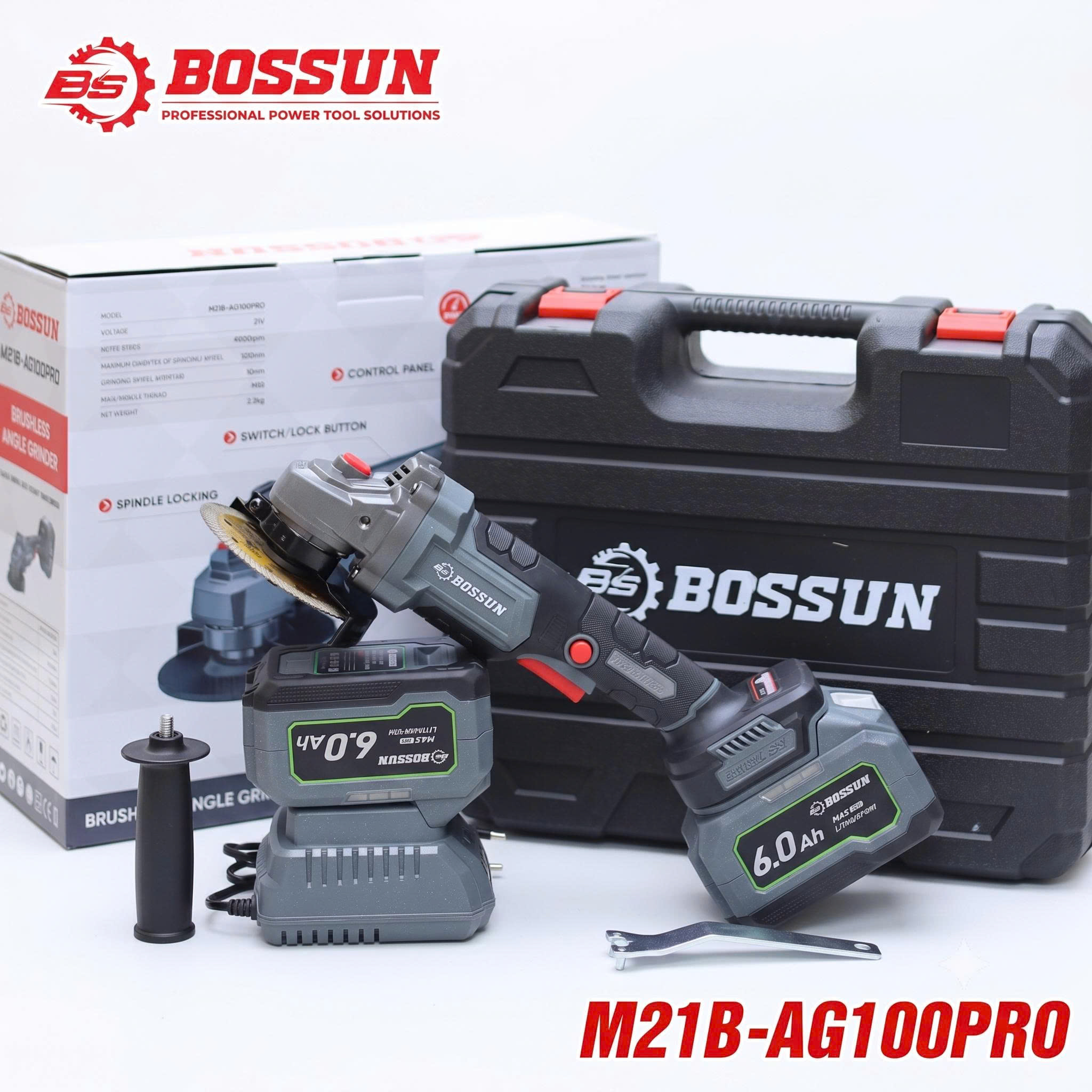 Máy mài pin Bossun M21B-AG100PRO