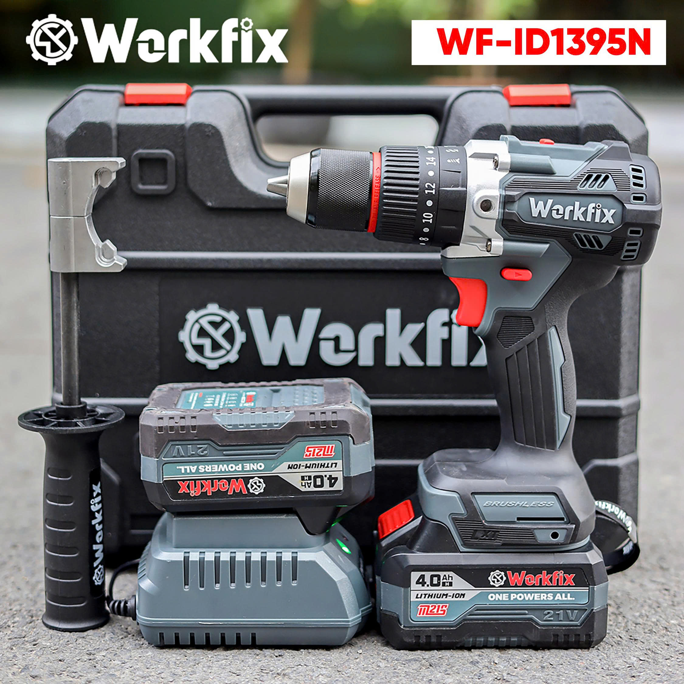 Máy khoan pin Workfix WF_ID1395N_ 3 chức năng_Động CƠ Lõi Đồng 4 Máy khoan pin Workfix WF_ID1395N_ 3 chức năng_Động CƠ Lõi Đồng - Ảnh 4
