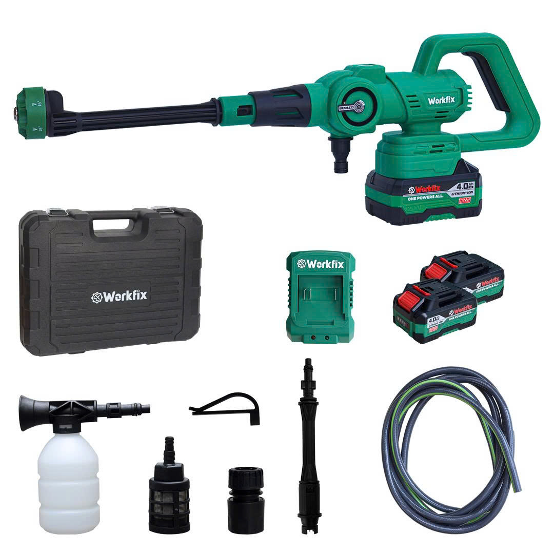 Máy rửa xe pin Workfix WF-PW3825PRO - 3 tốc độ phun - dây dài 7 Máy rửa xe pin Workfix WF-PW3825PRO - 3 tốc độ phun - dây dài - Ảnh 7