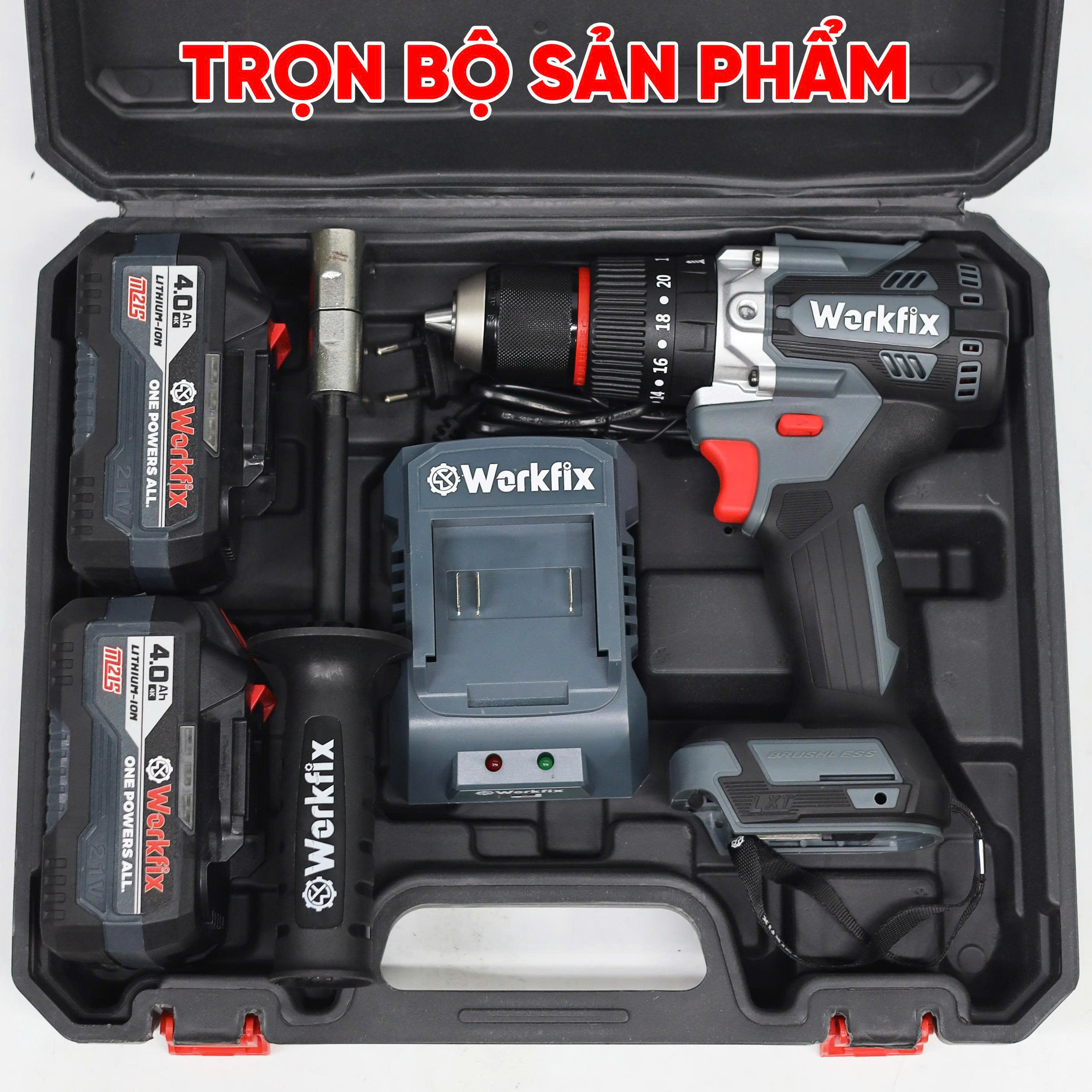 Máy khoan pin Workfix WF_ID1395N_ 3 chức năng_Động CƠ Lõi Đồng 8 Máy khoan pin Workfix WF_ID1395N_ 3 chức năng_Động CƠ Lõi Đồng - Ảnh 8