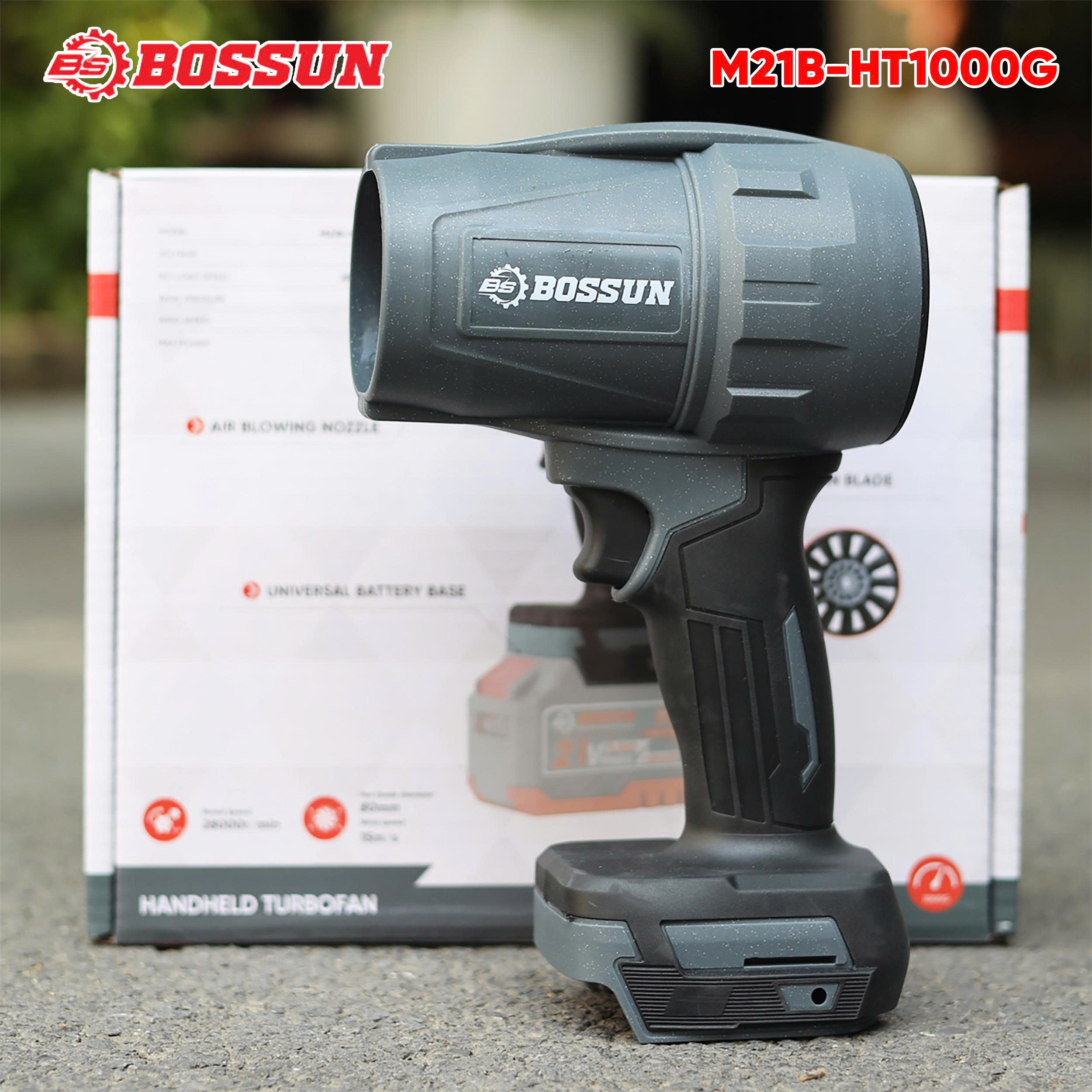 Máy thổi phản lực Bossun M21B-PL1000G - Động cơ không chổi than - Vừa thổi vừa hút 3 Máy thổi phản lực Bossun M21B-PL1000G - Động cơ không chổi than - Vừa thổi vừa hút - Ảnh 3