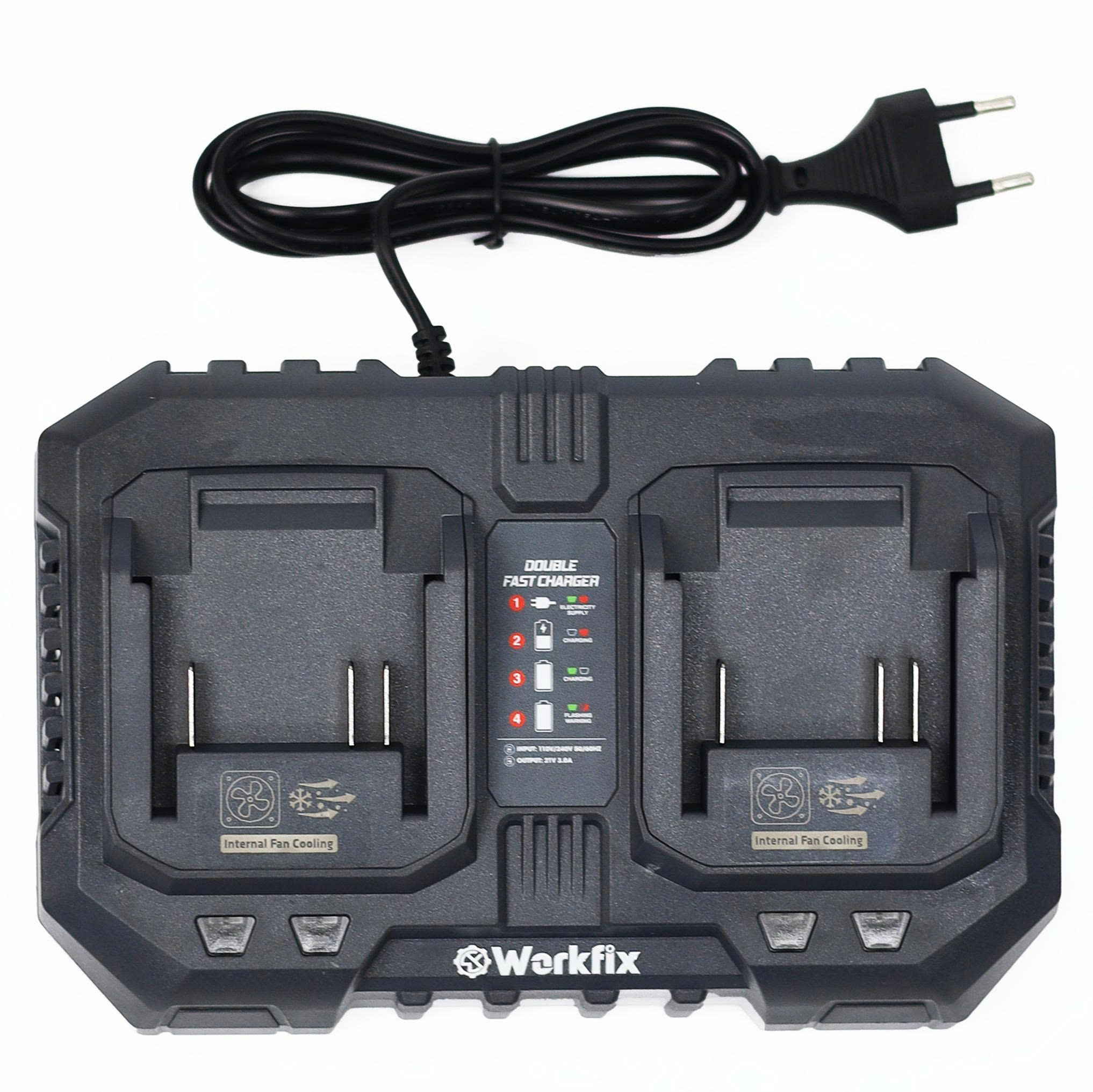Bàn sạc đôi 3A Workfix WF-FC3002F 3 Bàn sạc đôi 3A Workfix WF-FC3002F - Ảnh 3