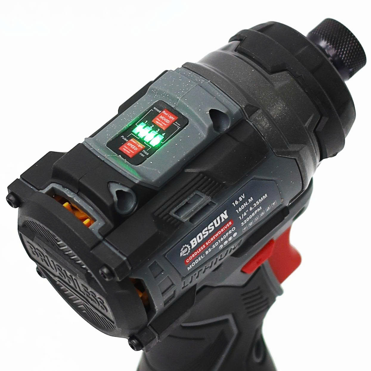 Máy chuyên vít Bossun BS-SD160PRO - Lực siết 160N - 4 cấp tốc độ - 5 chế độ thông minh 3 Máy chuyên vít Bossun BS-SD160PRO - Lực siết 160N - 4 cấp tốc độ - 5 chế độ thông minh - Ảnh 3