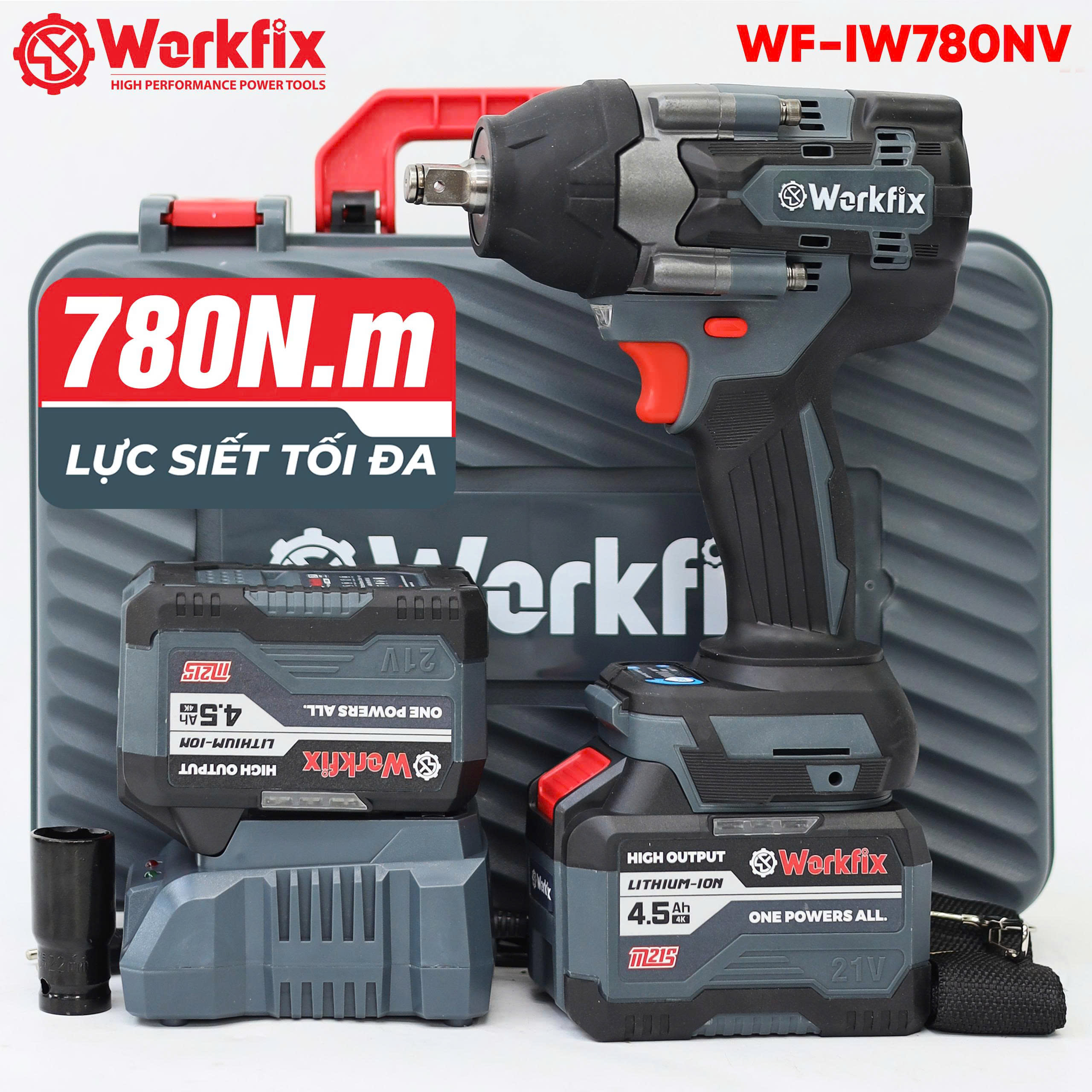 Máy siết Bulong Workfix WF-IW780NV