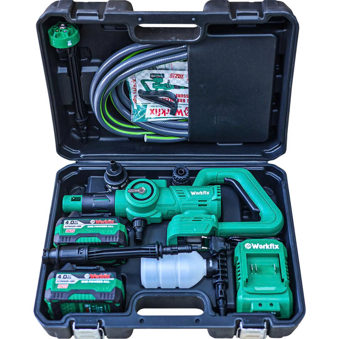 Máy rửa xe pin Workfix WF-PW3825PRO - 3 tốc độ phun - dây dài 3 Máy rửa xe pin Workfix WF-PW3825PRO - 3 tốc độ phun - dây dài - Ảnh 3