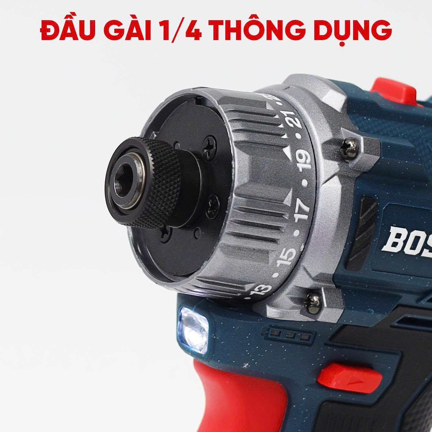 Máy chuyên vít dùng pin Bossun BS-VT45BL - Lực siết 45N.m - Động cơ không chổi than 7 Máy chuyên vít dùng pin Bossun BS-VT45BL - Lực siết 45N.m - Động cơ không chổi than - Ảnh 7