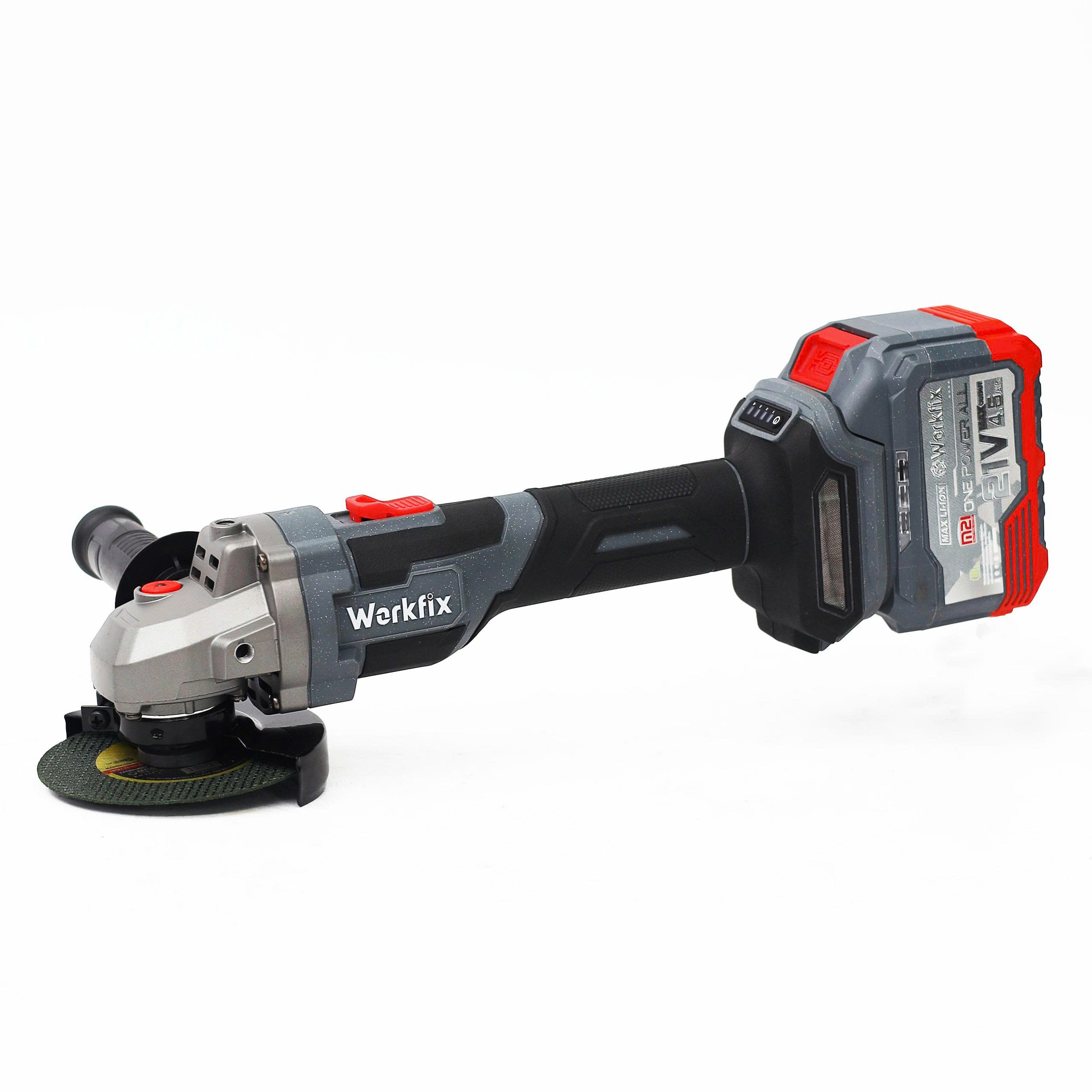 Máy mài góc 3 tốc độ pin Workfix WF-AG100ATC - Không chổi than - Chống khởi động lại 5 Máy mài góc 3 tốc độ pin Workfix WF-AG100ATC - Không chổi than - Chống khởi động lại - Ảnh 5