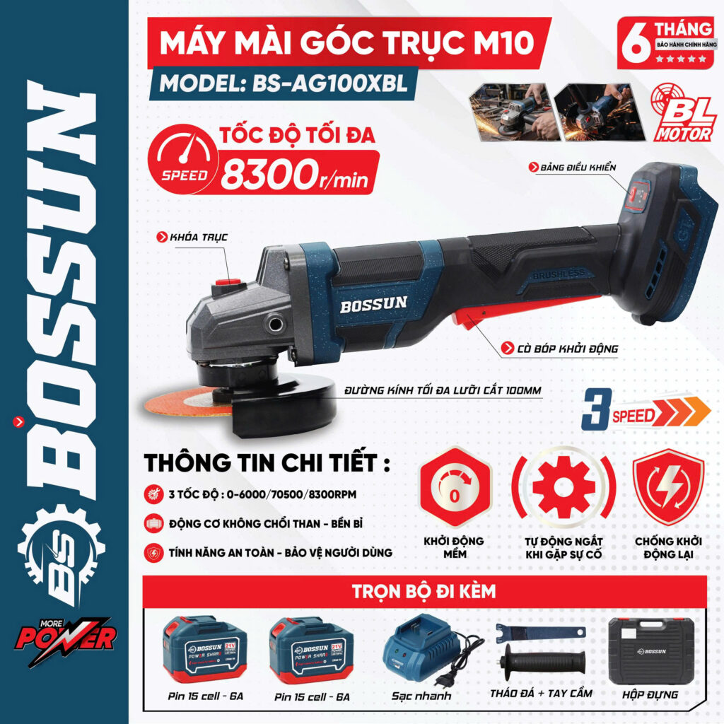 may mai goc bossun BS AG100XBL