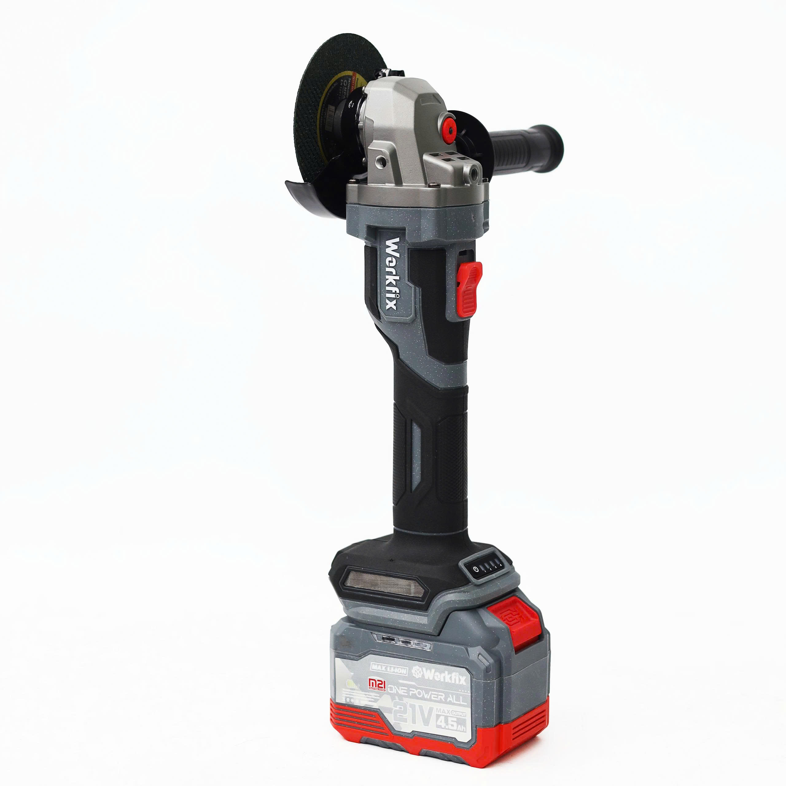 Máy mài góc 3 tốc độ pin Workfix WF-AG100ATC - Không chổi than - Chống khởi động lại 4 Máy mài góc 3 tốc độ pin Workfix WF-AG100ATC - Không chổi than - Chống khởi động lại - Ảnh 4