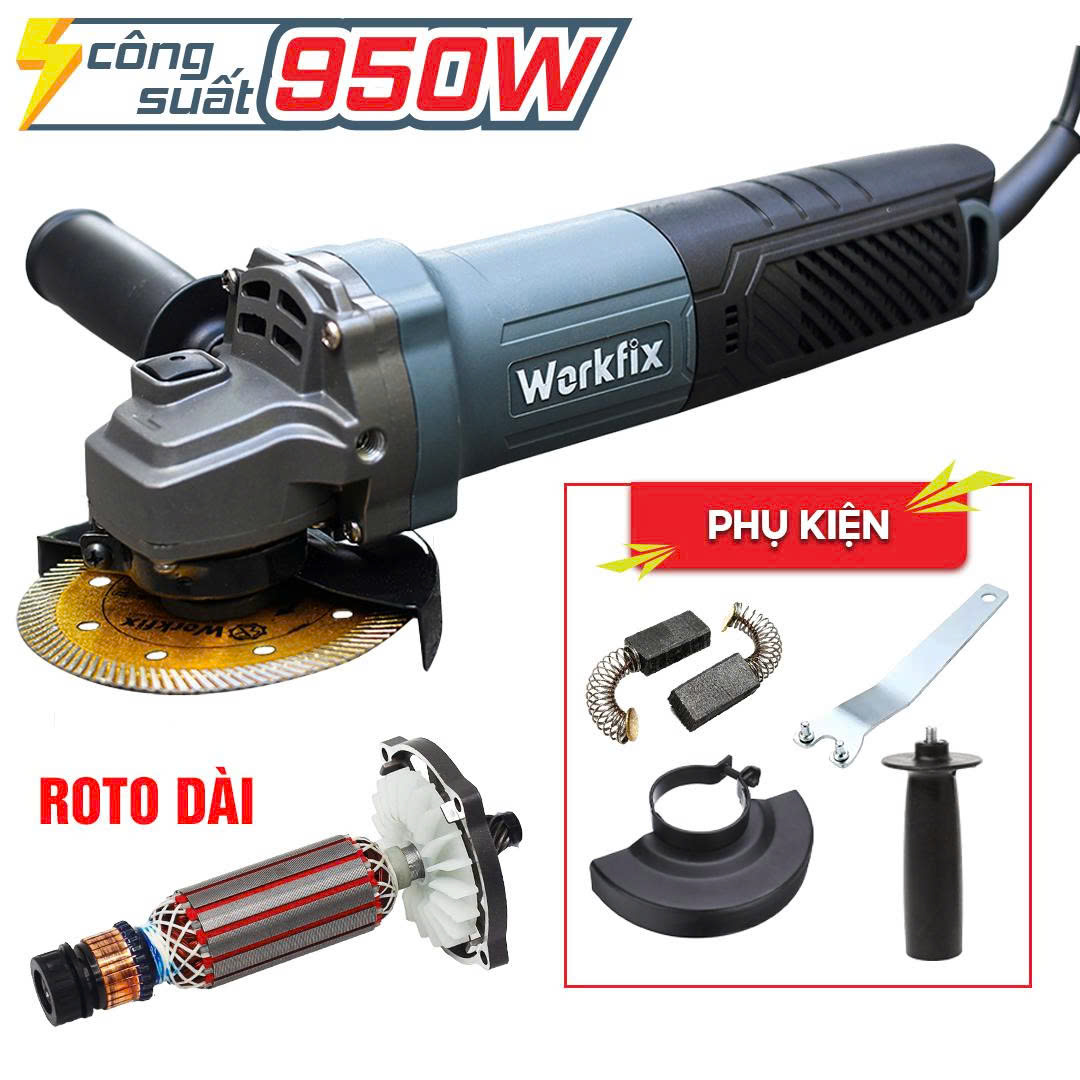 Máy mài góc điện Workfix WF-AG950CP