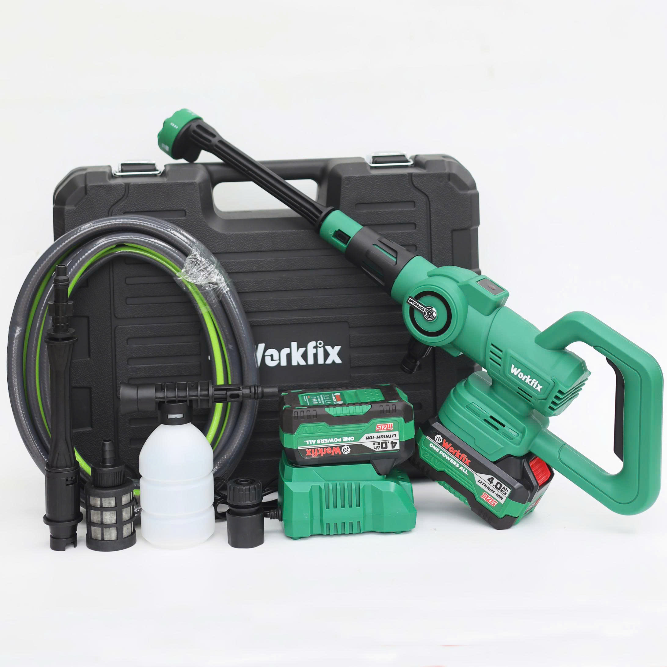 Máy rửa xe pin Workfix WF-PW3825PRO - 3 tốc độ phun - dây dài 5 Máy rửa xe pin Workfix WF-PW3825PRO - 3 tốc độ phun - dây dài - Ảnh 5