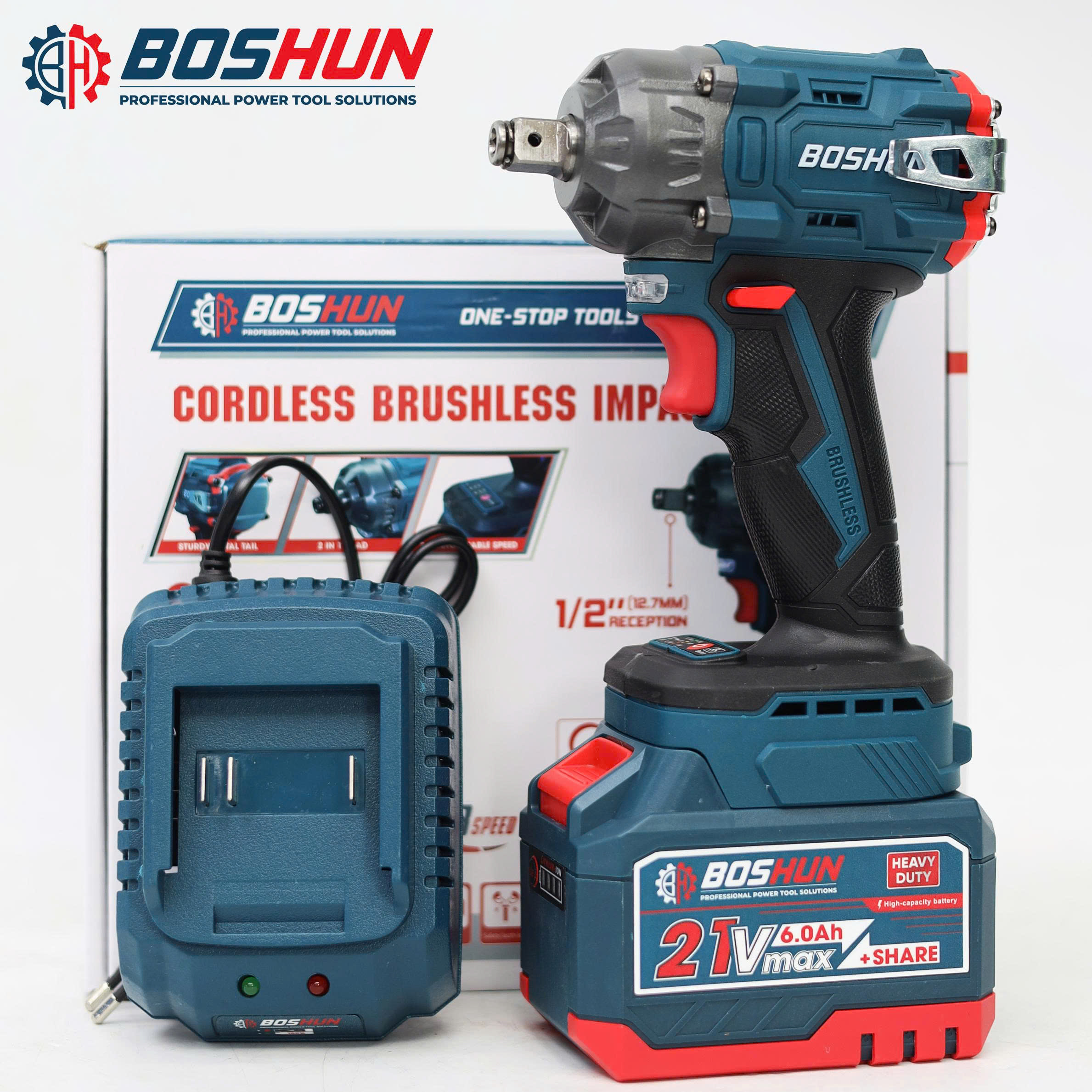 Máy siết Bulong 400N Boshun BS-IW400N - Động cơ không chổi than