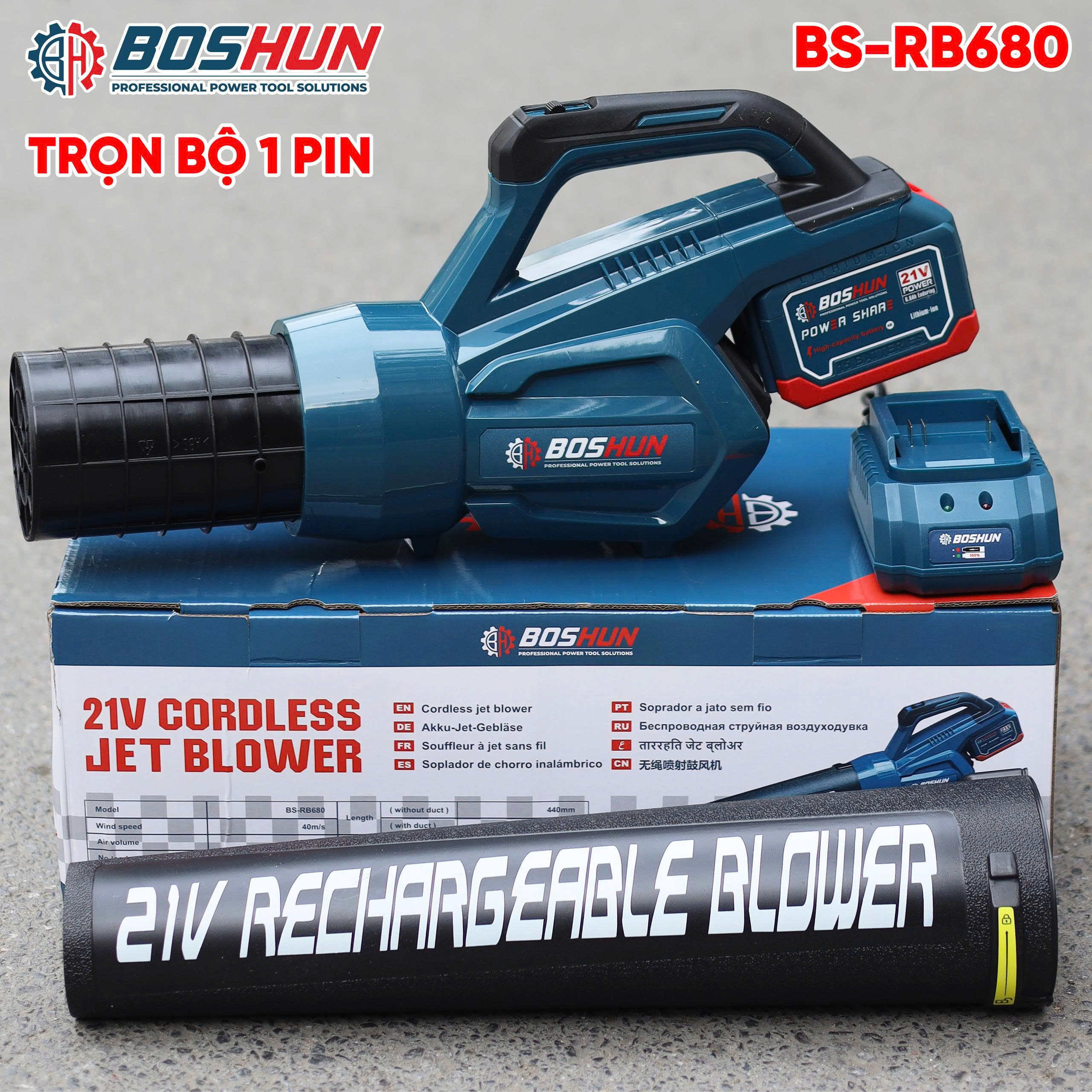 Máy thổi lá Boshun BS-RB680M - Động cơ không chổi than - 2 cấp tốc độ 7 Máy thổi lá Boshun BS-RB680M - Động cơ không chổi than - 2 cấp tốc độ - Ảnh 7