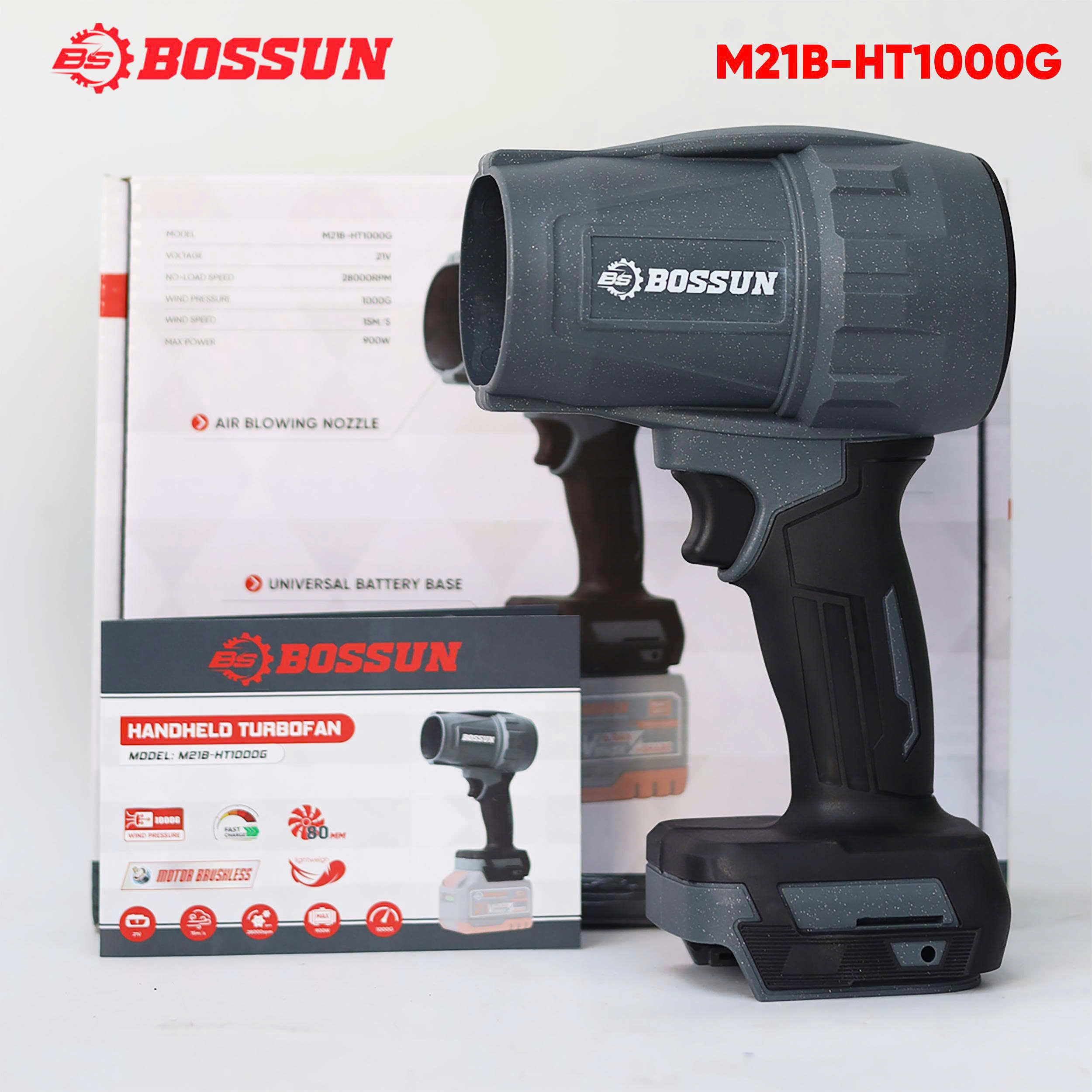Máy thổi phản lực Bossun M21B-PL1000G - Động cơ không chổi than - Vừa thổi vừa hút 9 Máy thổi phản lực Bossun M21B-PL1000G - Động cơ không chổi than - Vừa thổi vừa hút - Ảnh 9