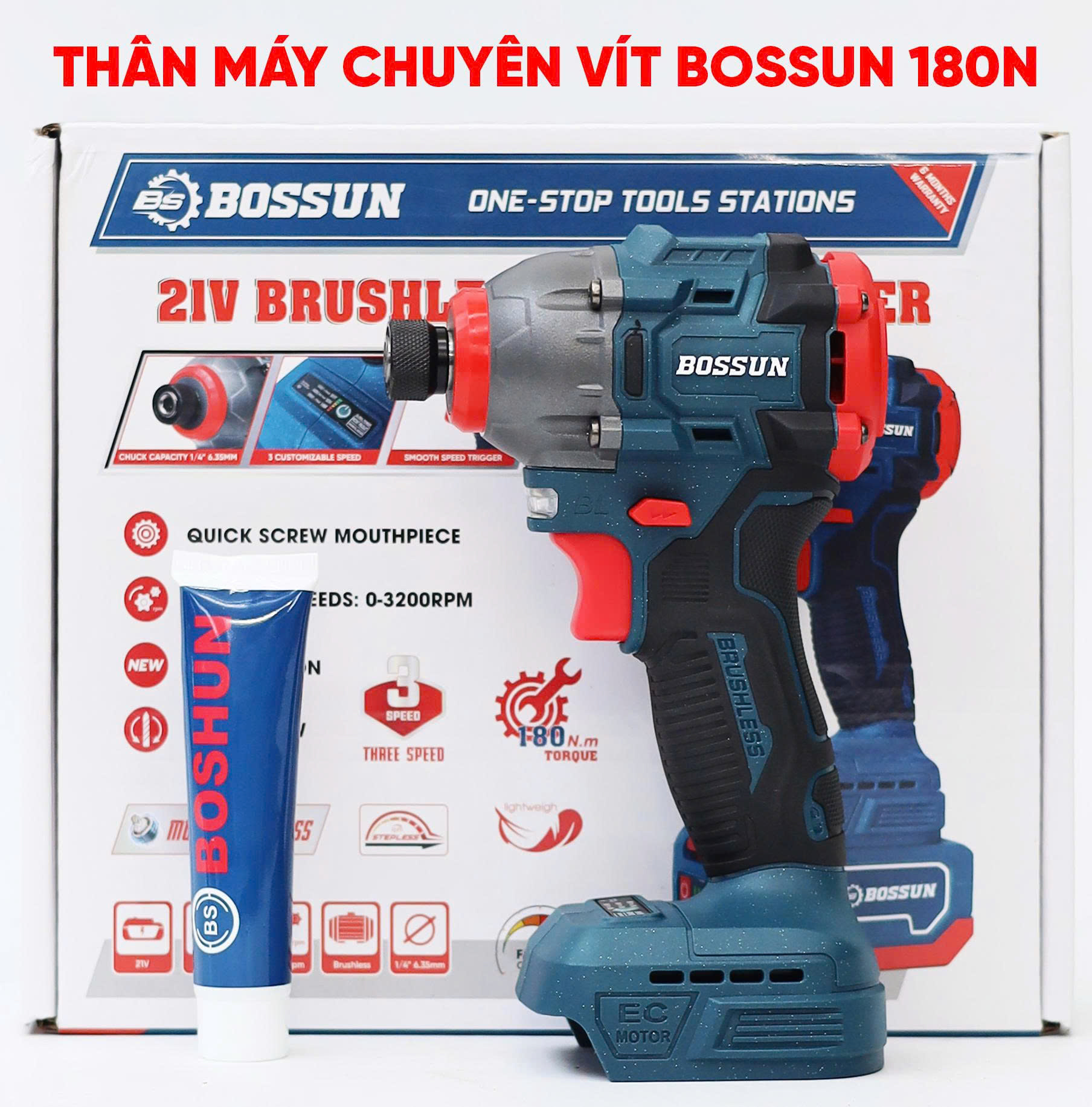Máy chuyên vít 180N Bossun BS-CV180NM - 3 cấp tốc độ. 10 Máy chuyên vít 180N Bossun BS-CV180NM - 3 cấp tốc độ. - Ảnh 10