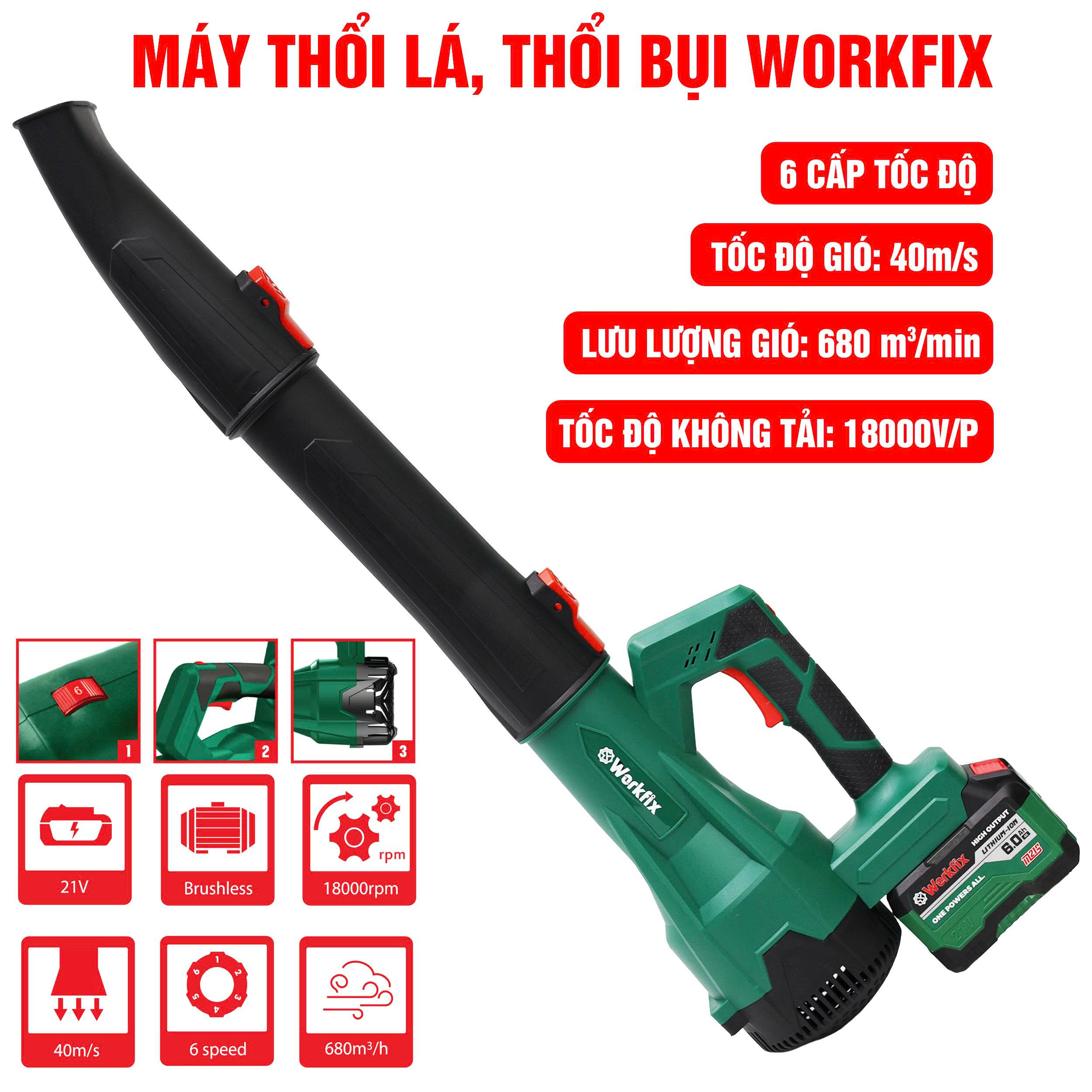 Máy thổi lá Workfix WF-TL680M - 6 cấp tốc độ 11 Máy thổi lá Workfix WF-TL680M - 6 cấp tốc độ - Ảnh 11
