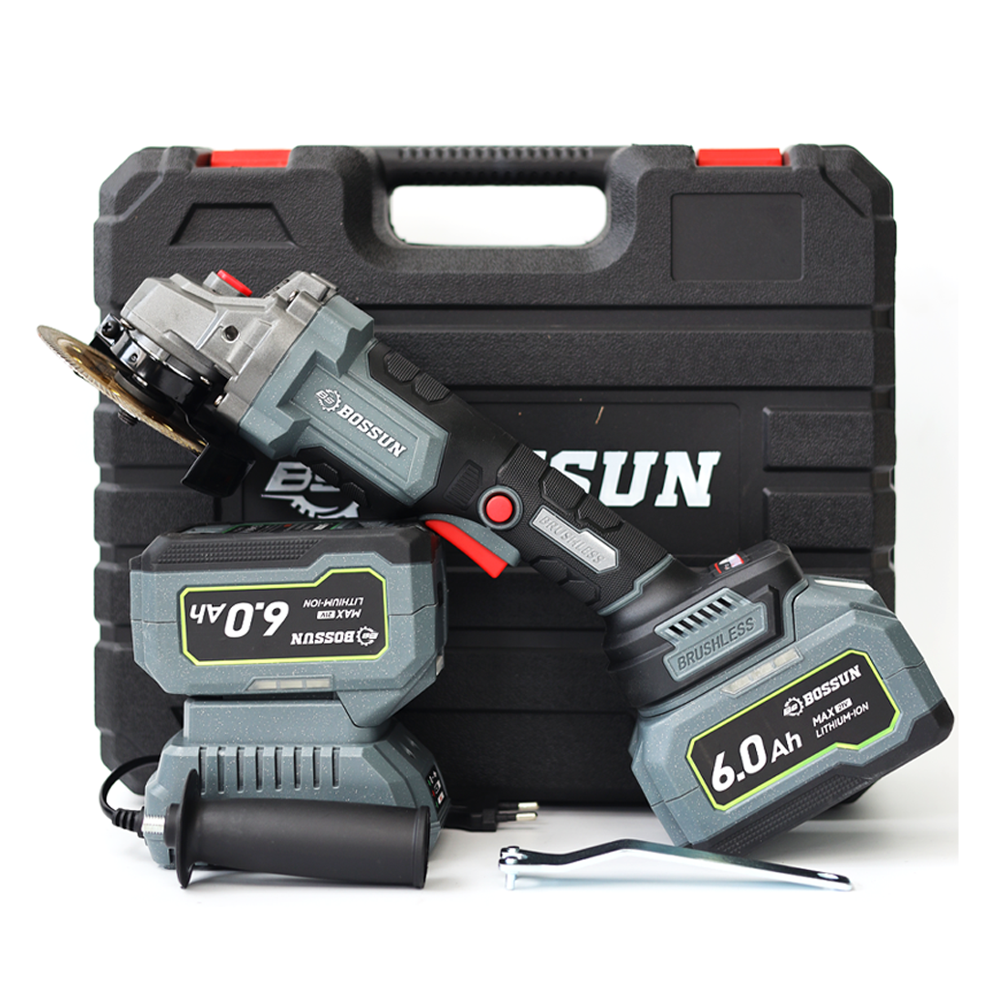 Máy mài góc Bossun M21B-AB100PRO - Chống sốc đá, chống vỡ lưỡi - Động cơ không chổi than 19 tron bo 4