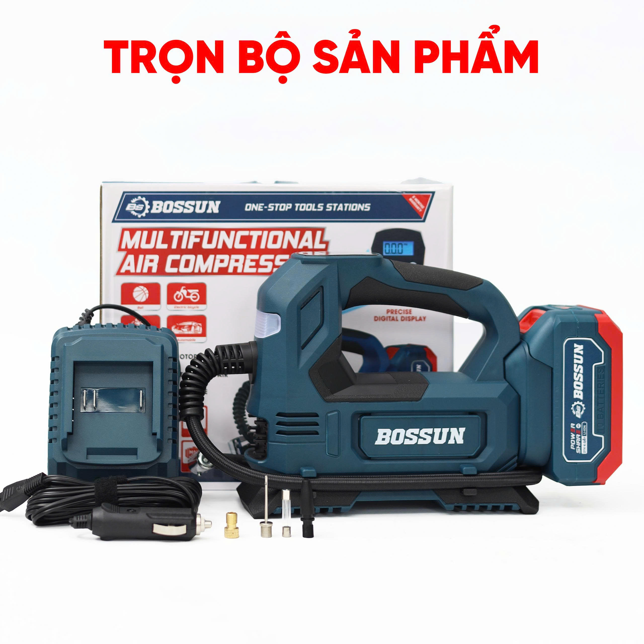 Máy bơm hơi chạy pin BS-BH120Z