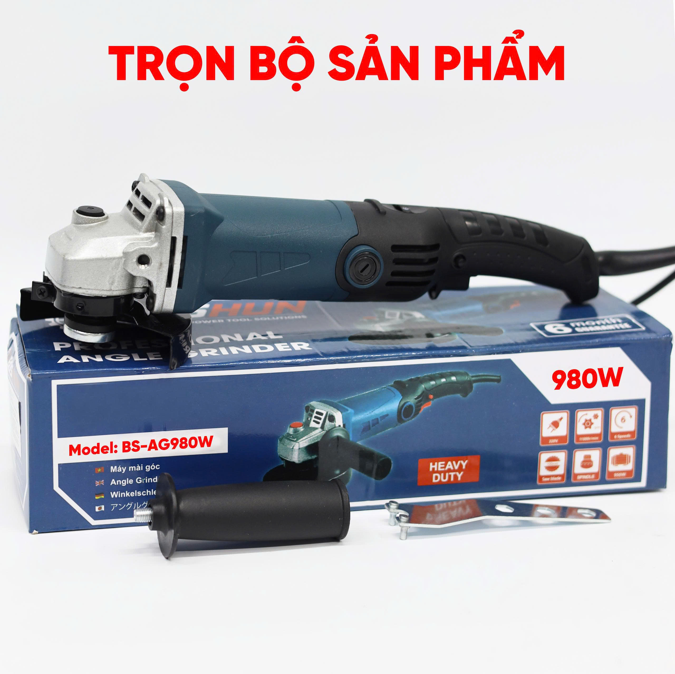 Máy mài điện Bossun BS-AG980W