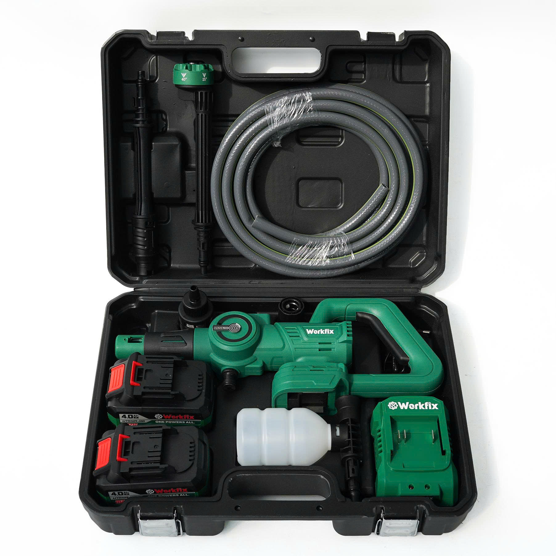 Máy rửa xe pin Workfix WF-PW3825PRO - 3 tốc độ phun - dây dài 12 Máy rửa xe pin Workfix WF-PW3825PRO - 3 tốc độ phun - dây dài - Ảnh 12