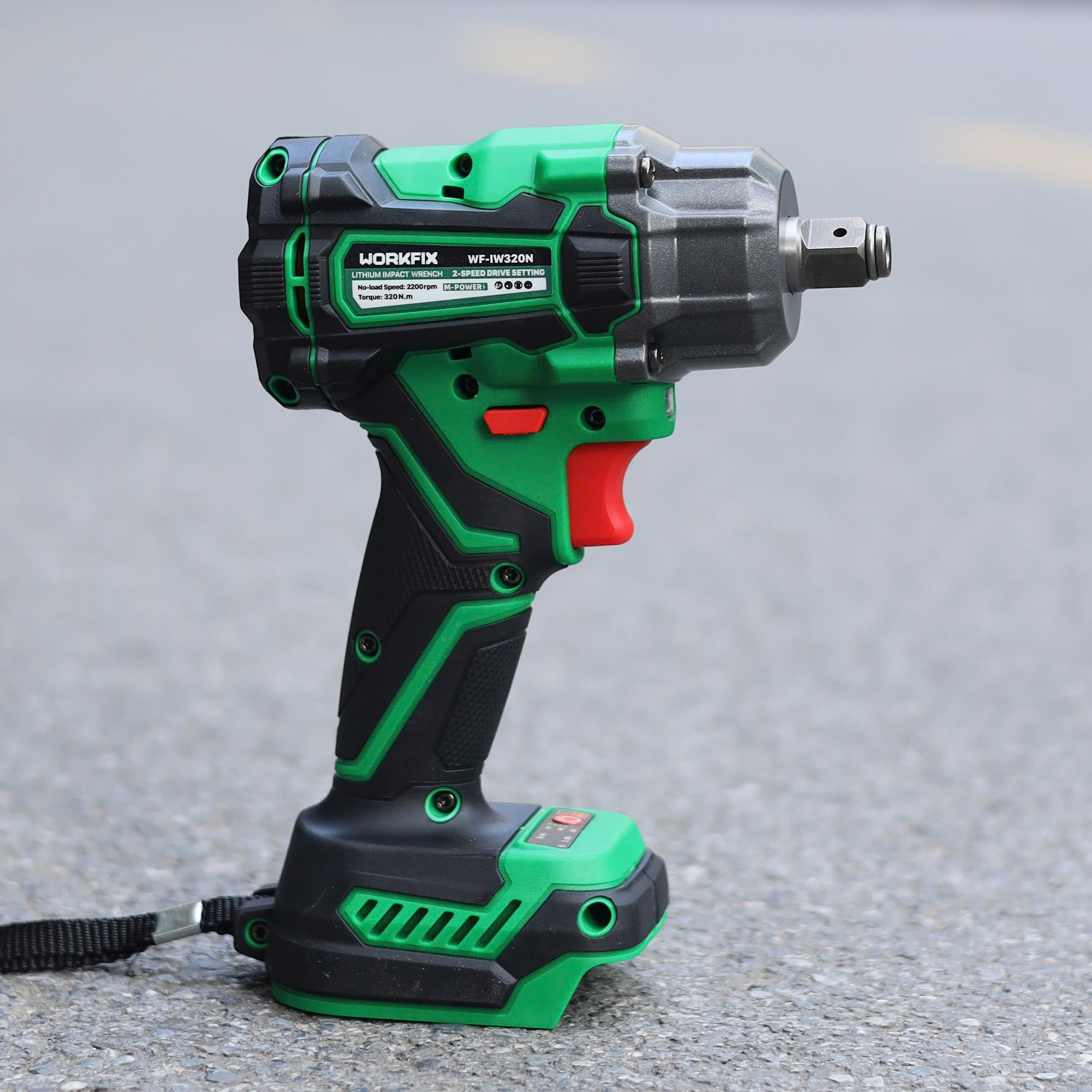 Thân Máy Siết Bulong Workfix WF-IW320N - Lực Siết 320N.m - Đầu Đa năng 4 IN 1 - Động Cơ Không Chổi Than 5 Thân Máy Siết Bulong Workfix WF-IW320N - Lực Siết 320N.m - Đầu Đa năng 4 IN 1 - Động Cơ Không Chổi Than - Ảnh 5