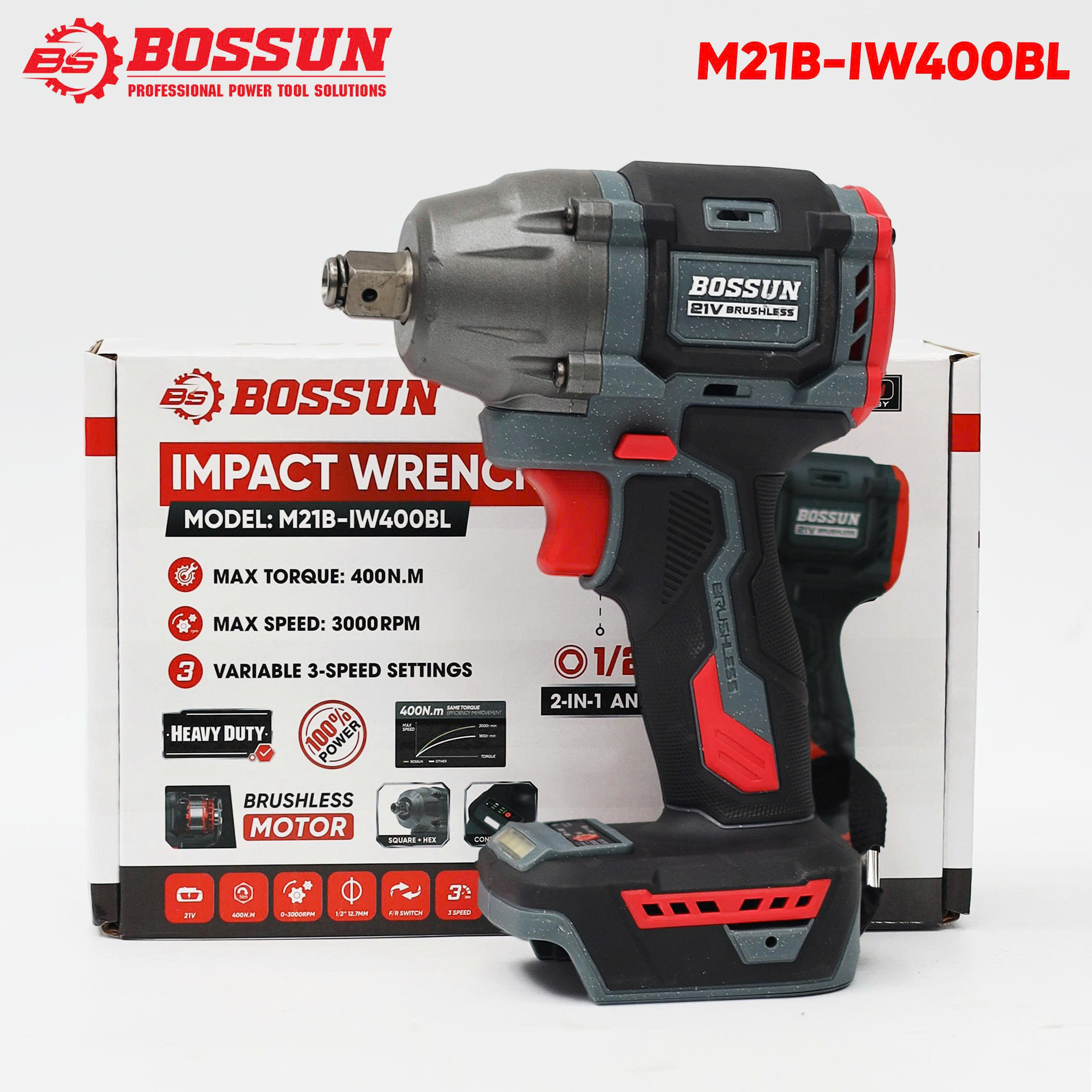 Máy siết bulong Bossun M21B-IW400BL - 3 tốc độ - Động cơ lõi đồng 100%. 11 Máy siết bulong Bossun M21B-IW400BL - 3 tốc độ - Động cơ lõi đồng 100%. - Ảnh 11
