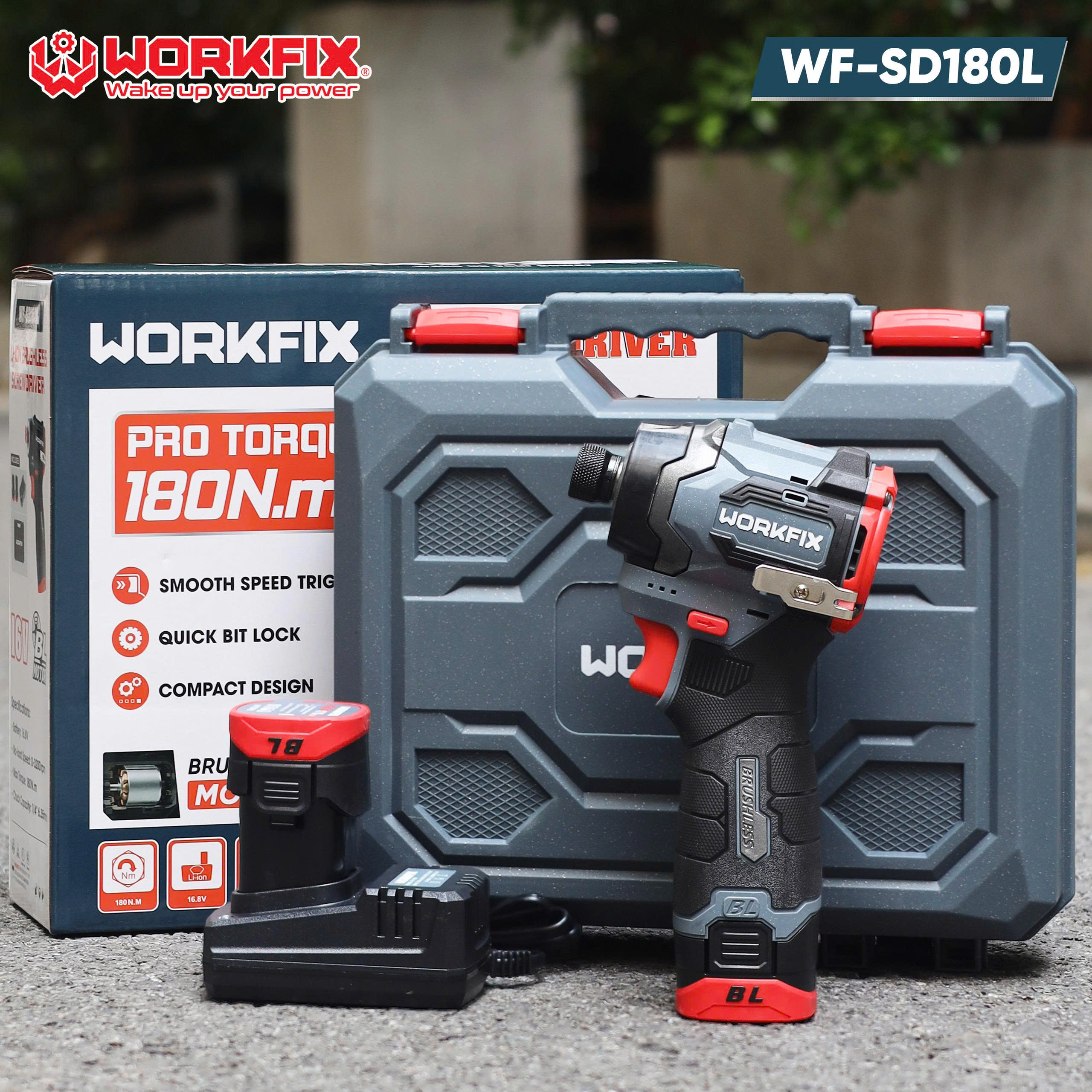 Máy chuyên vít lực siết 180N Workfix WF-SD180L 6 Máy chuyên vít lực siết 180N Workfix WF-SD180L - Ảnh 6