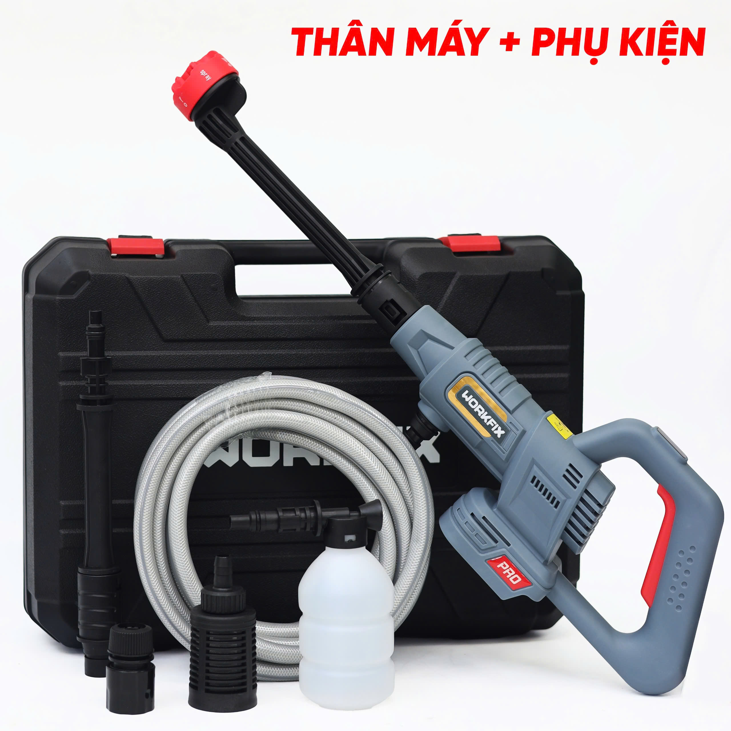 Máy rửa xe pin Workfix WF-PW3820BL - Công suất 305W 8 Máy rửa xe pin Workfix WF-PW3820BL - Công suất 305W - Ảnh 8