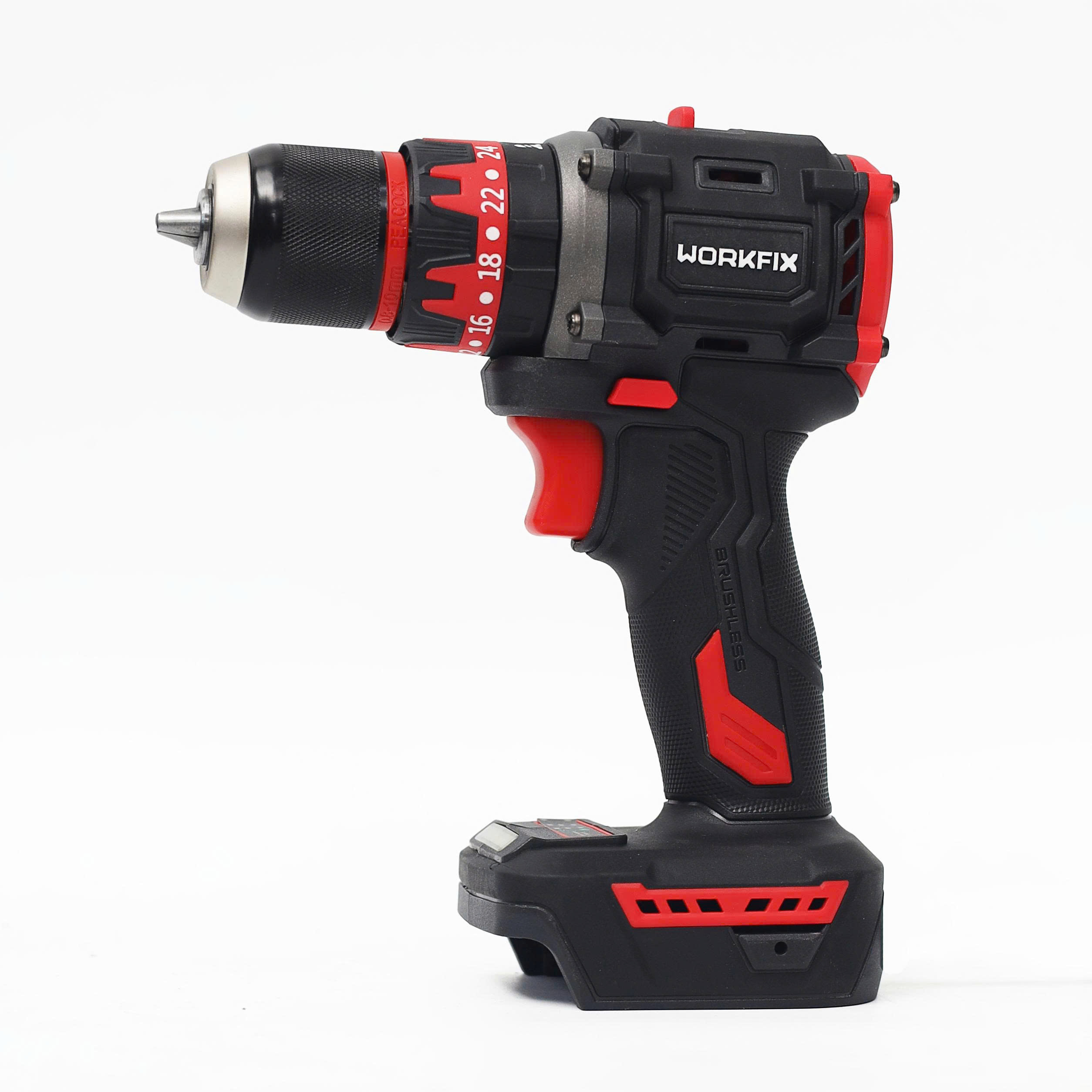 Thân máy khoan 3 chức năng Workfix WF-ID1055BL - Đầu kẹp 13mm Autolock 5 Thân máy khoan 3 chức năng Workfix WF-ID1055BL - Đầu kẹp 13mm Autolock - Ảnh 5